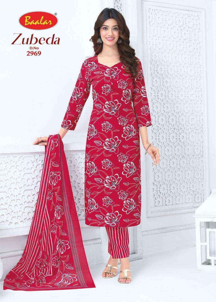 Baalar Zubeda Vol 29 Pure Cotton Unstitch Suit Wholesale Rate ( 15 Pcs Catalog )