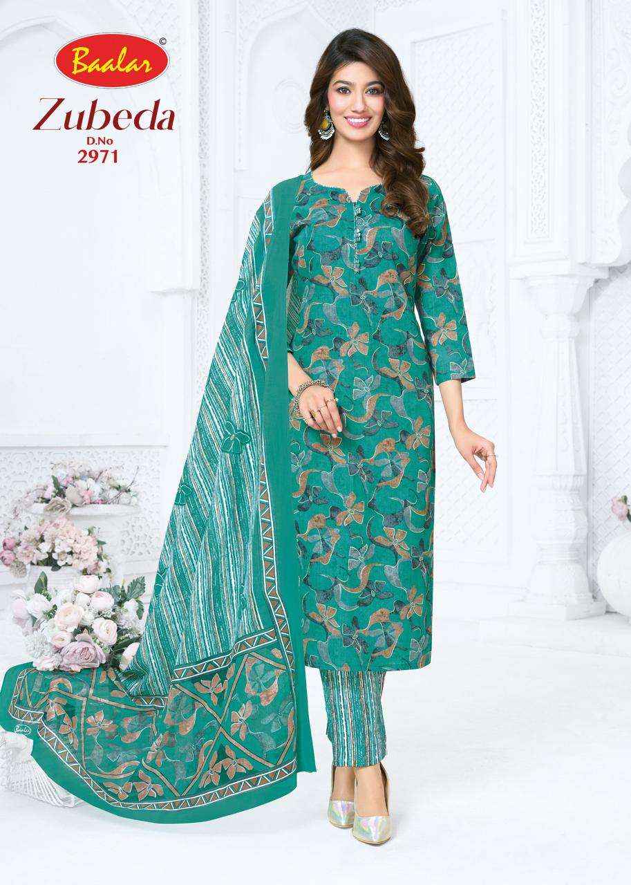 Baalar Zubeda Vol 29 Pure Cotton Unstitch Suit Wholesale Rate ( 15 Pcs Catalog )
