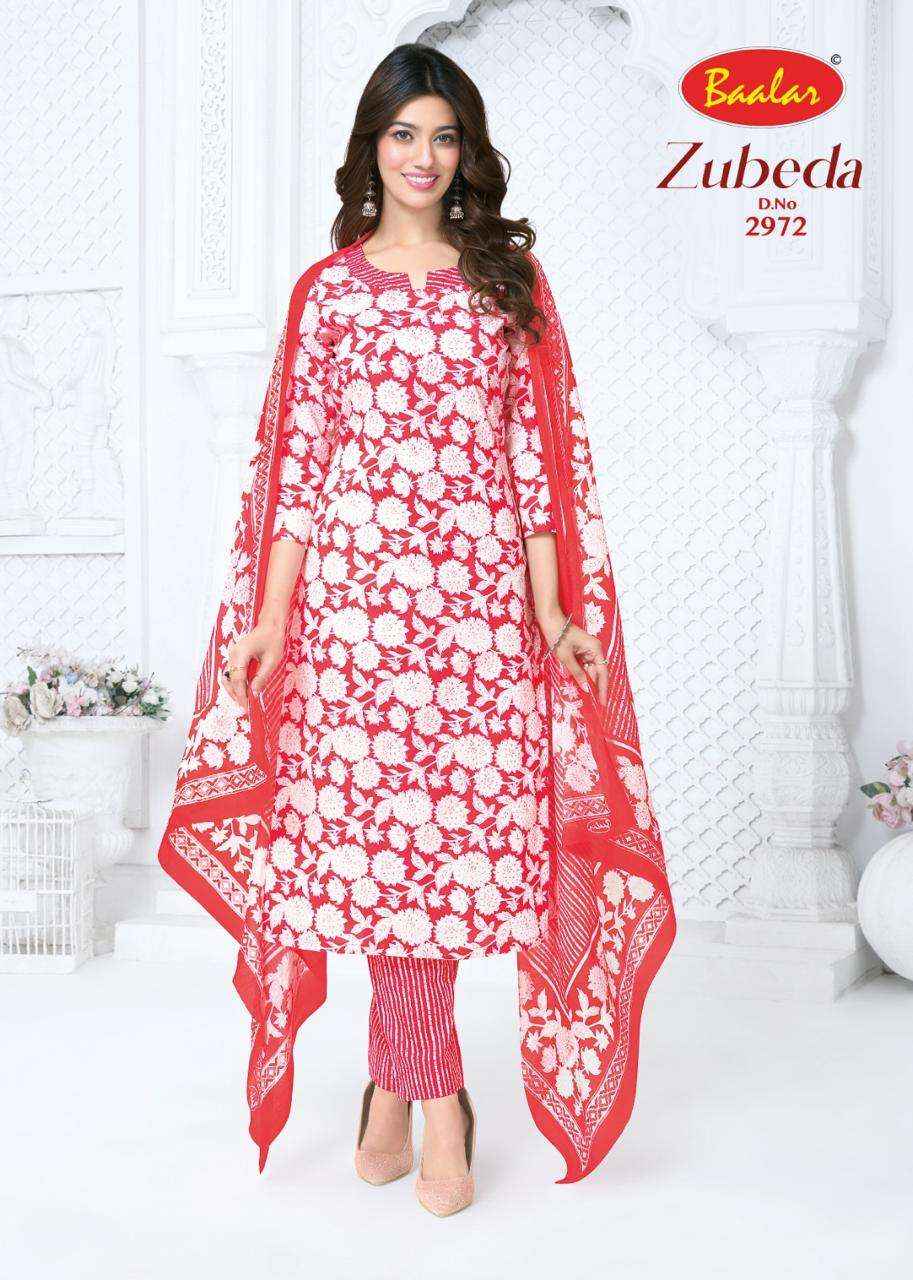 Baalar Zubeda Vol 29 Pure Cotton Unstitch Suit Wholesale Rate ( 15 Pcs Catalog )