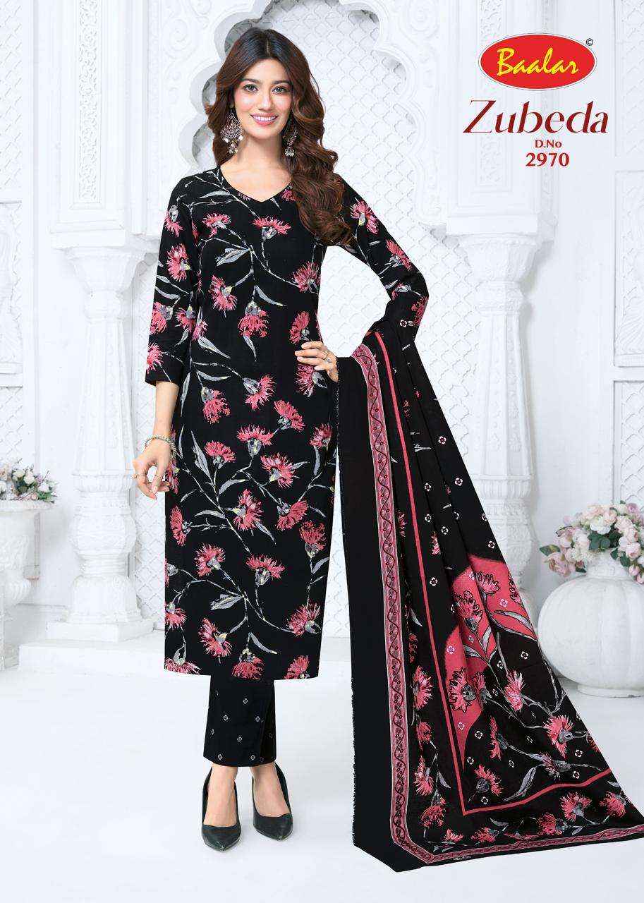 Baalar Zubeda Vol 29 Pure Cotton Unstitch Suit Wholesale Rate ( 15 Pcs Catalog )