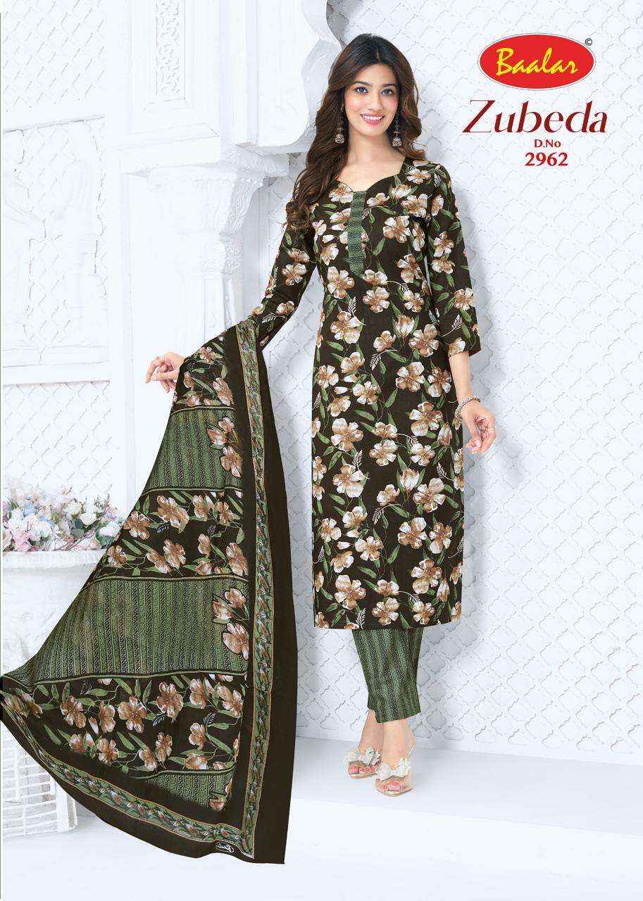 Baalar Zubeda Vol 29 Pure Cotton Unstitch Suit Wholesale Rate ( 15 Pcs Catalog )