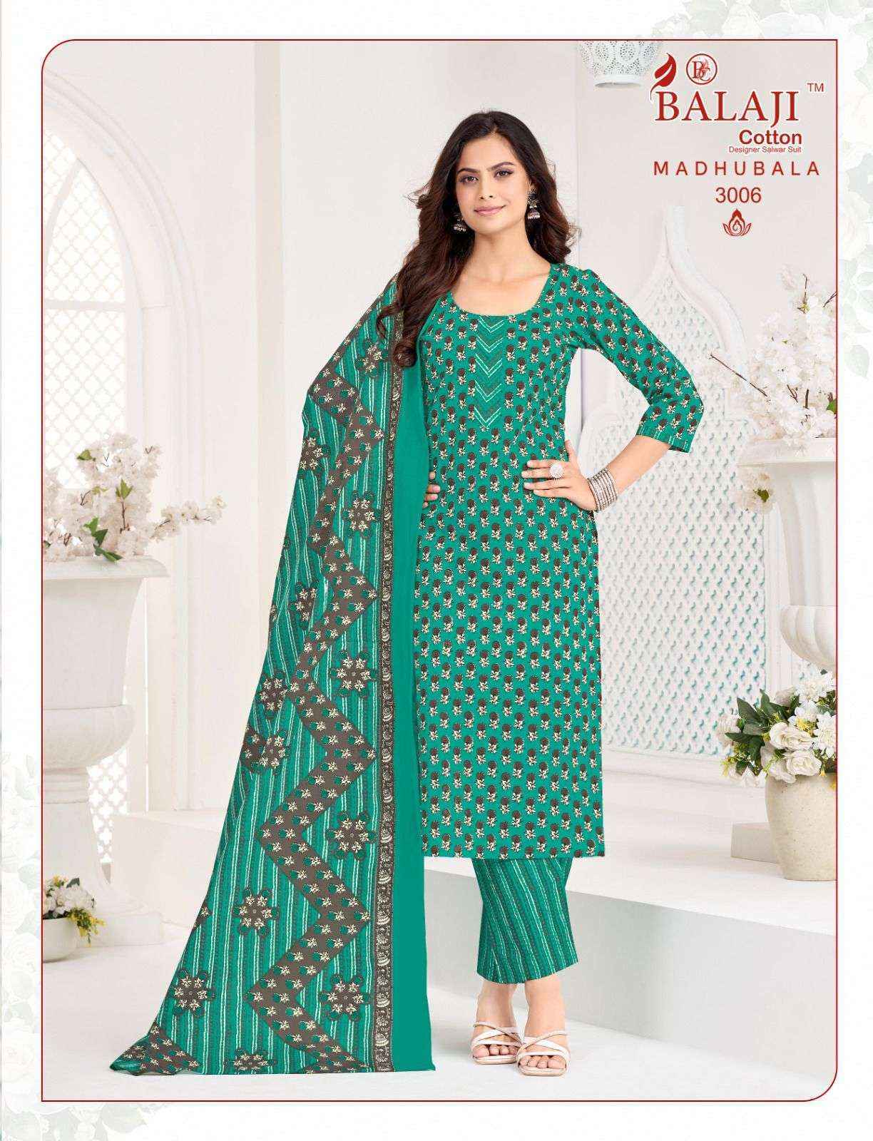 Balaji Madhubala Vol 3 Readymade Cotton Suit  Wholesale Rate ( 8 Pcs Catalog )