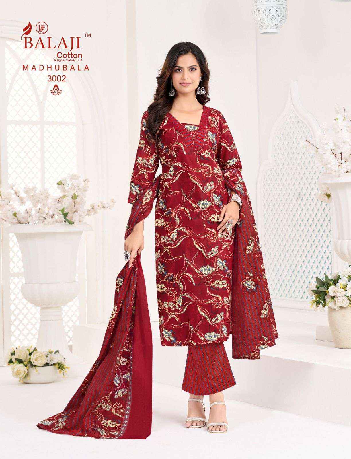 Balaji Madhubala Vol 3 Readymade Cotton Suit  Wholesale Rate ( 8 Pcs Catalog )