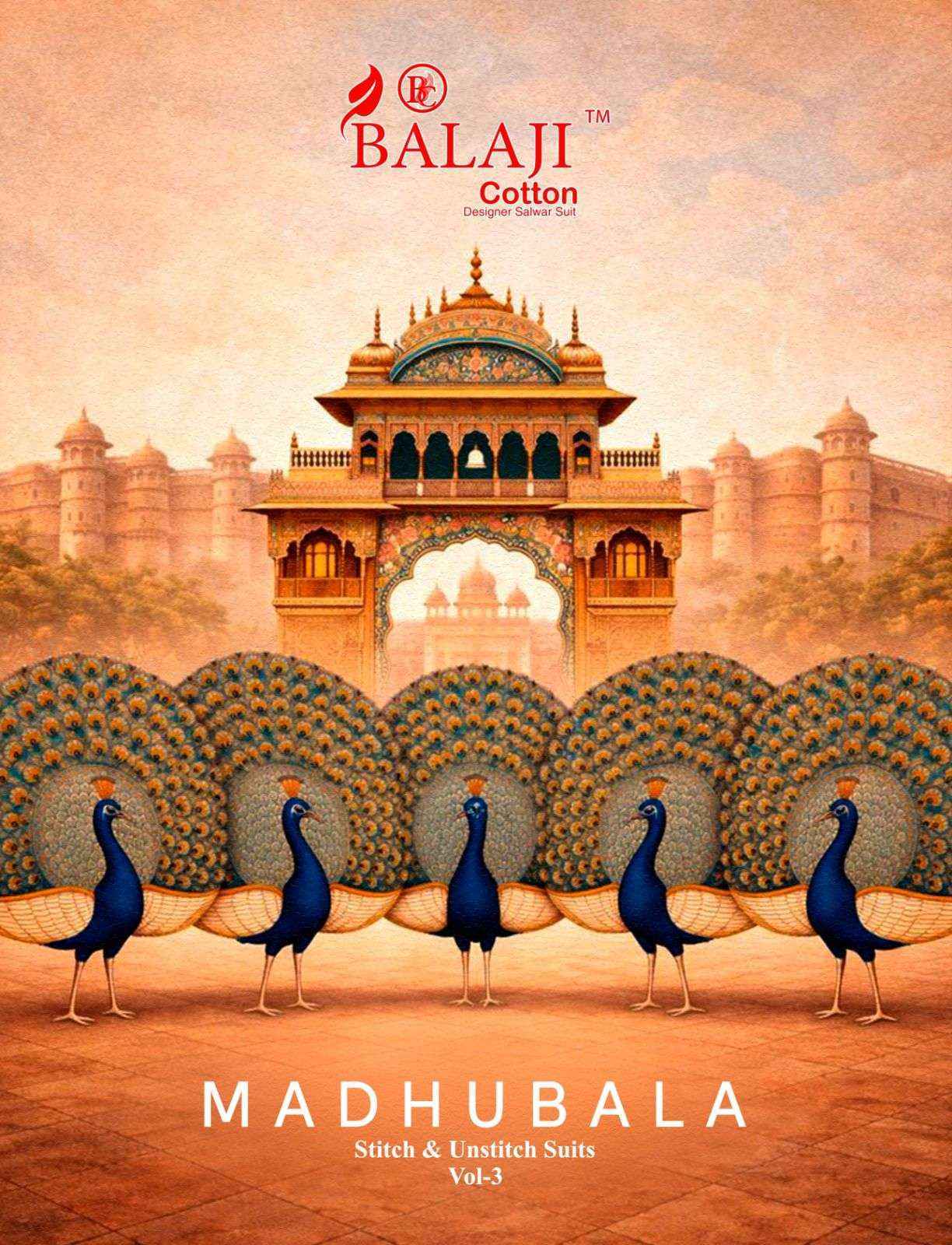 Balaji Madhubala Vol 3 Readymade Cotton Suit  Wholesale Rate ( 8 Pcs Catalog )