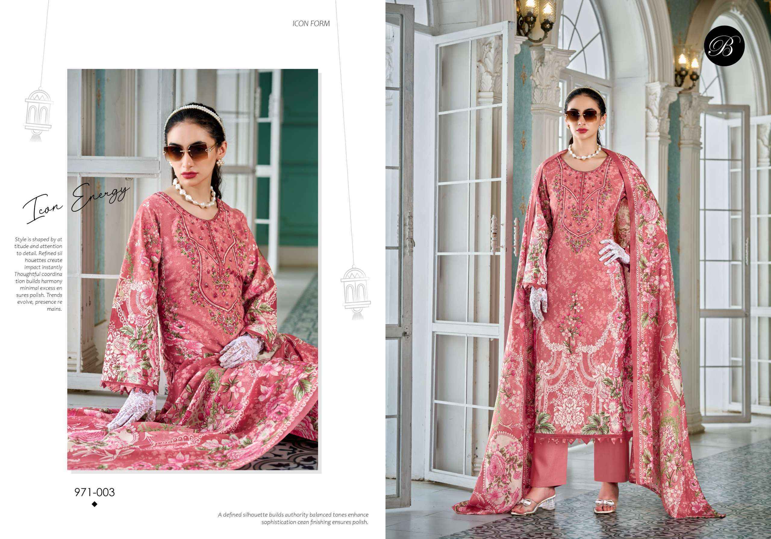 Belliza Designer Riwayat Vol 17 Viscose Rayon Dress Material Wholesale Price ( 8 pcs Catalogue )