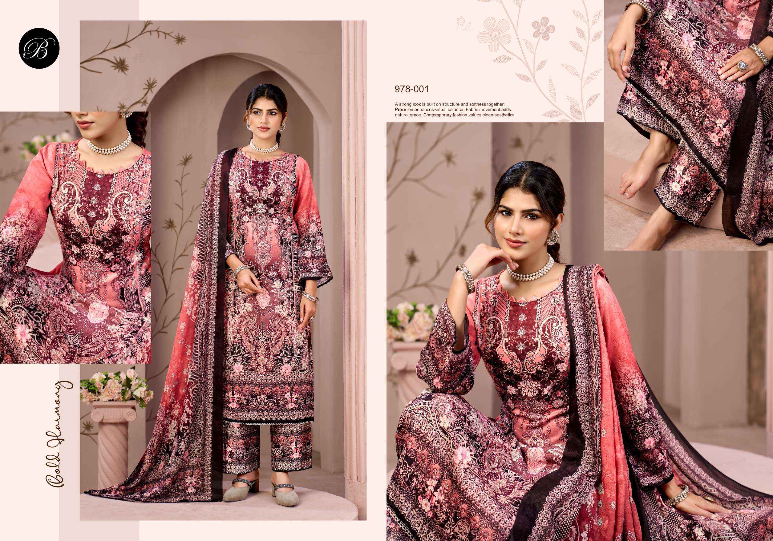 Belliza Moon Light Jam Cotton Dress Material Wholesale surat bazaar ( 4 pcs Cataloge )