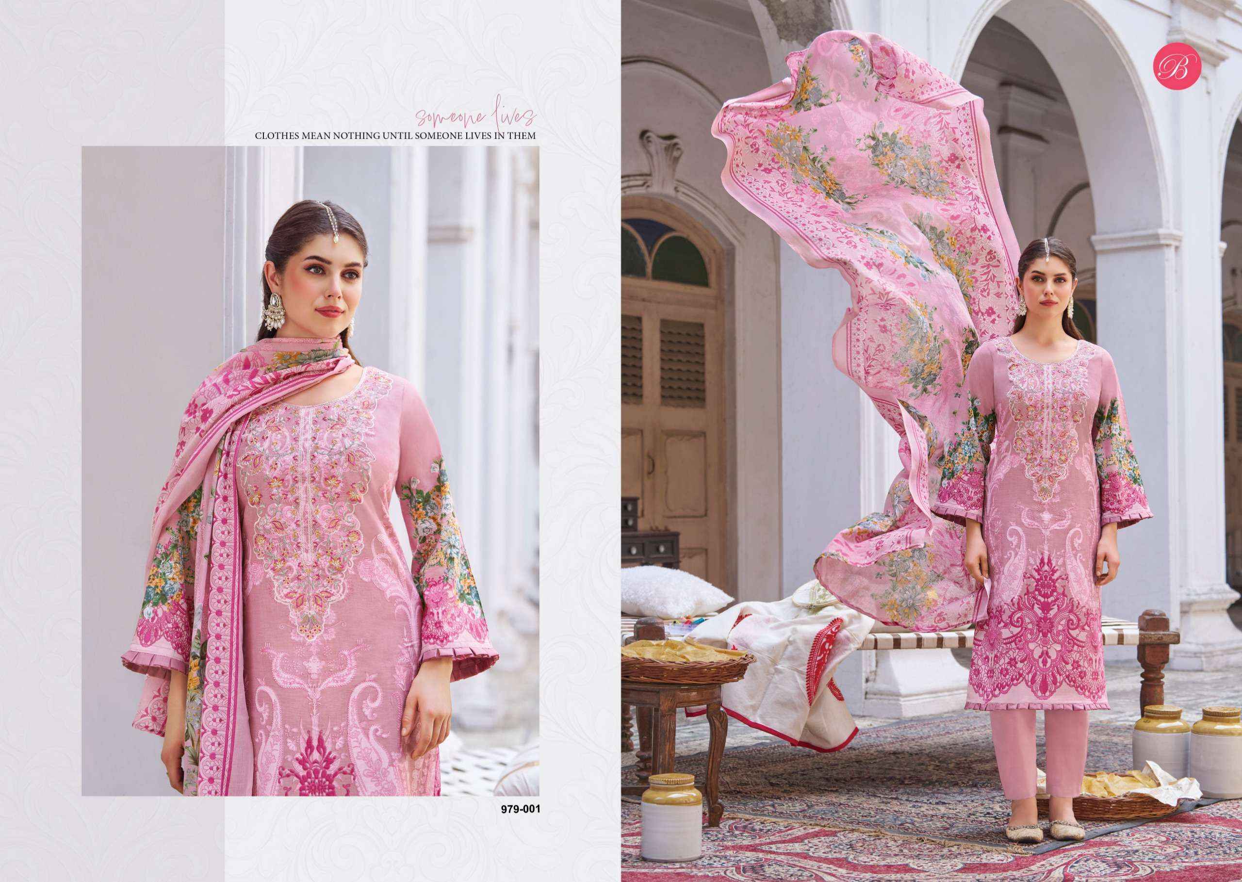 Belliza Naira Vol 142 Cotton Salwar Kameez Wholesale Rate ( 8 Pcs Catalog )