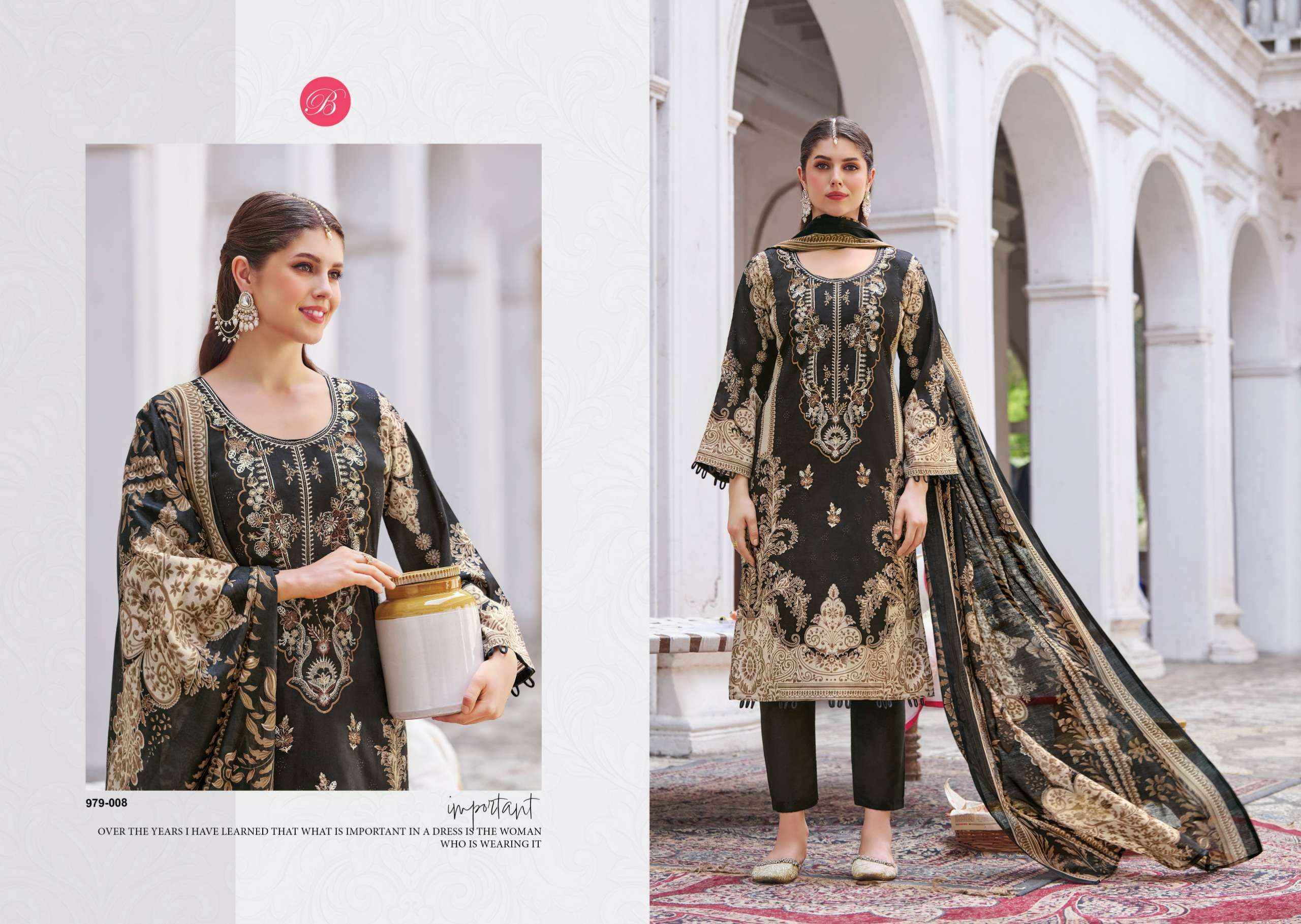 Belliza Naira Vol 142 Cotton Salwar Kameez Wholesale Rate ( 8 Pcs Catalog )