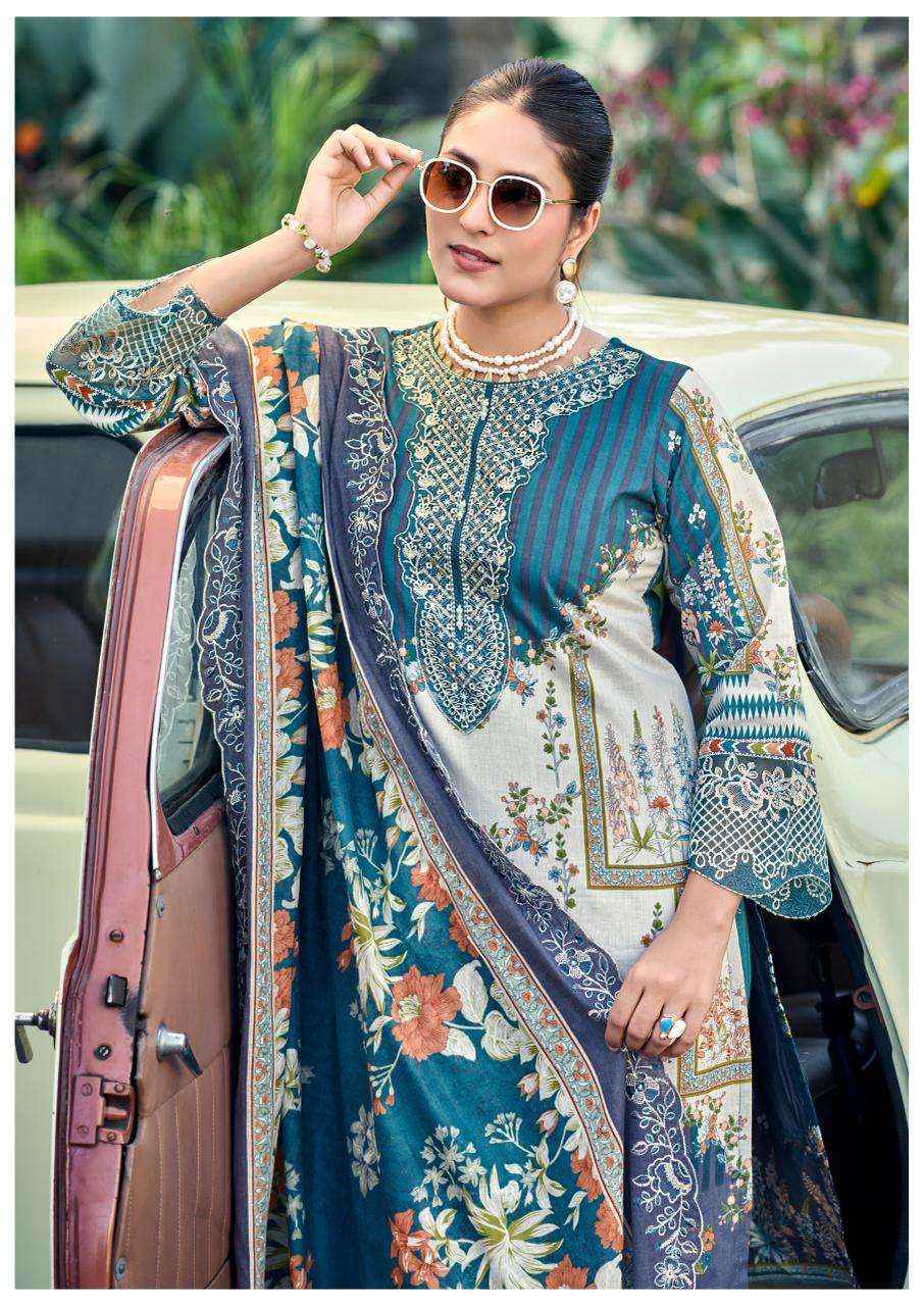 Cosmos Aabyaan Lawn Vol 2 Pakistani Cotton Salwar Kameez Wholesale Rate ( 6 Pcs Catalog )