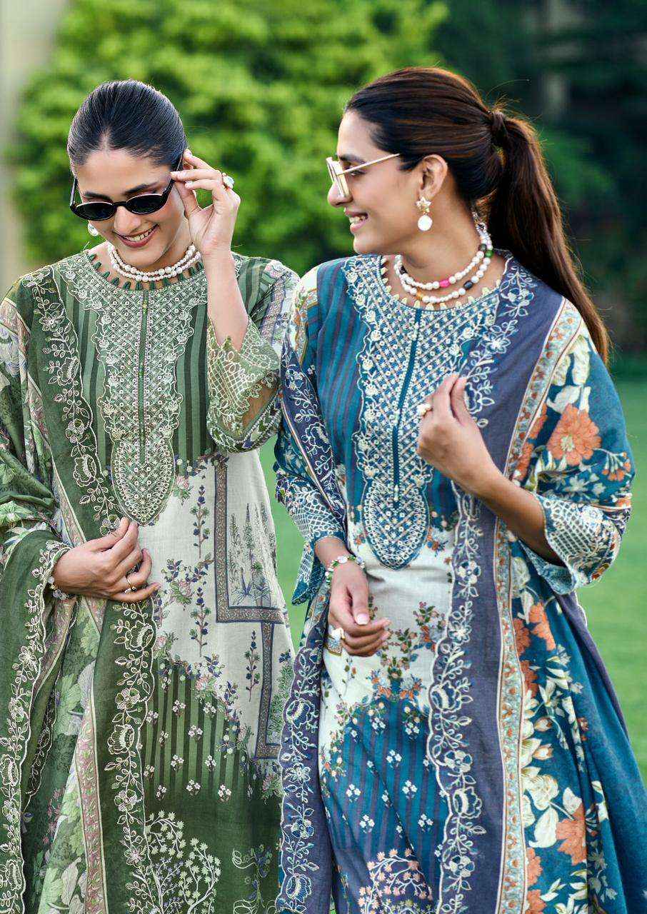 Cosmos Aabyaan Lawn Vol 2 Pakistani Cotton Salwar Kameez Wholesale Rate ( 6 Pcs Catalog )