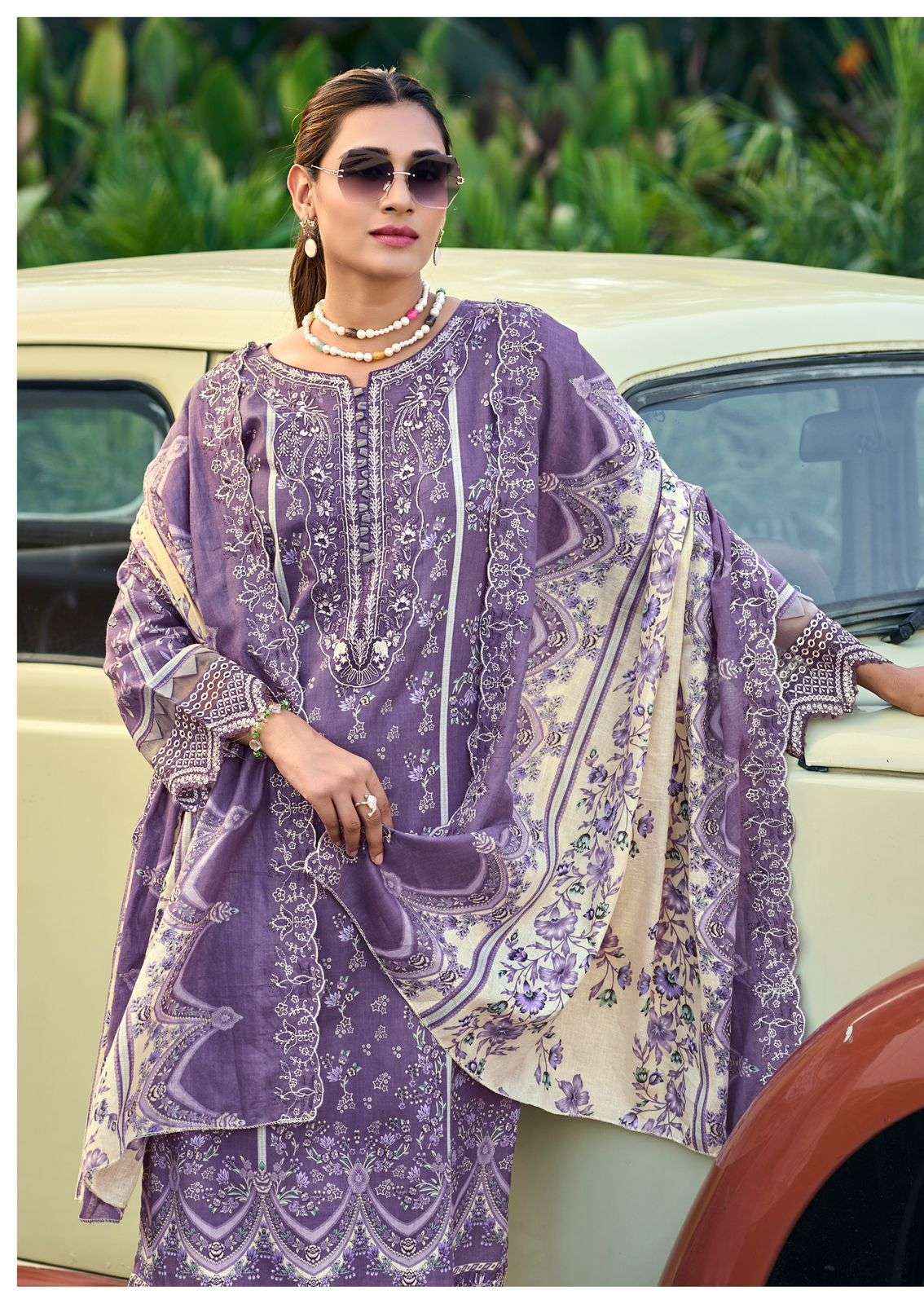 Cosmos Aabyaan Lawn Vol 2 Pakistani Cotton Salwar Kameez Wholesale Rate ( 6 Pcs Catalog )