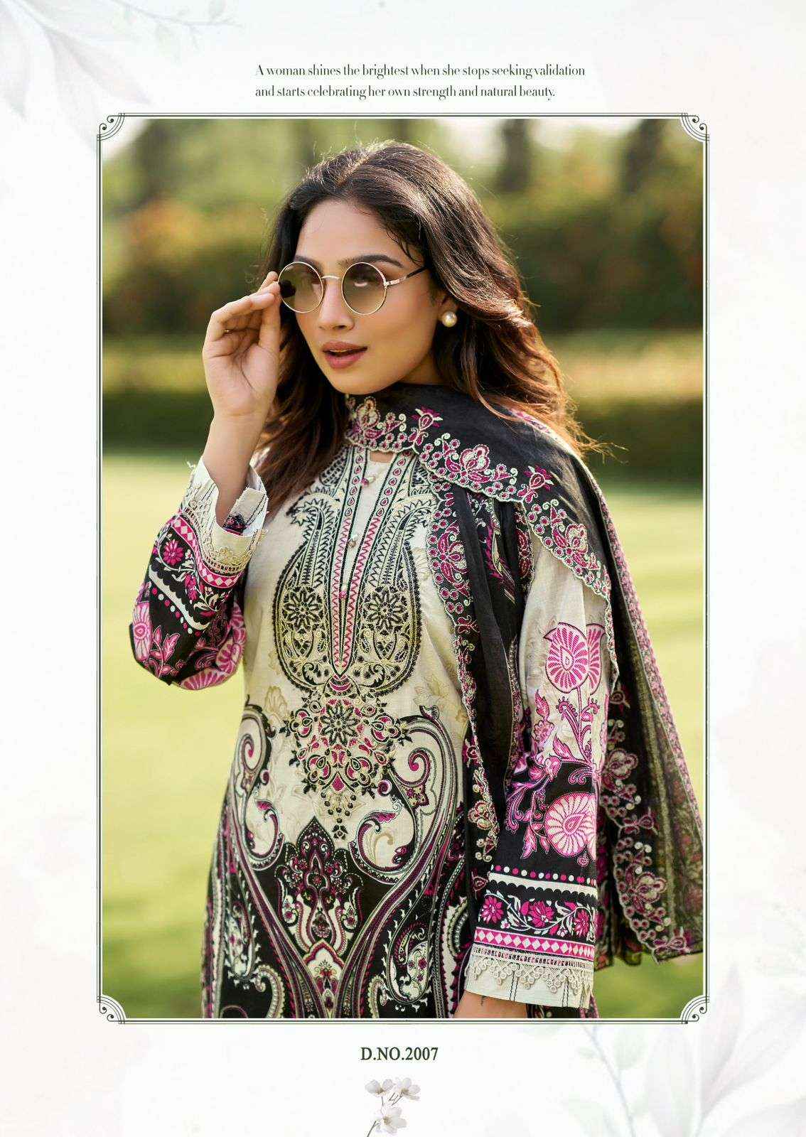 Cosmos Needle Impressions Vol 2 Lawn Cotton Dress Material Wholesale Price ( 8 Pcs Catalogue )
