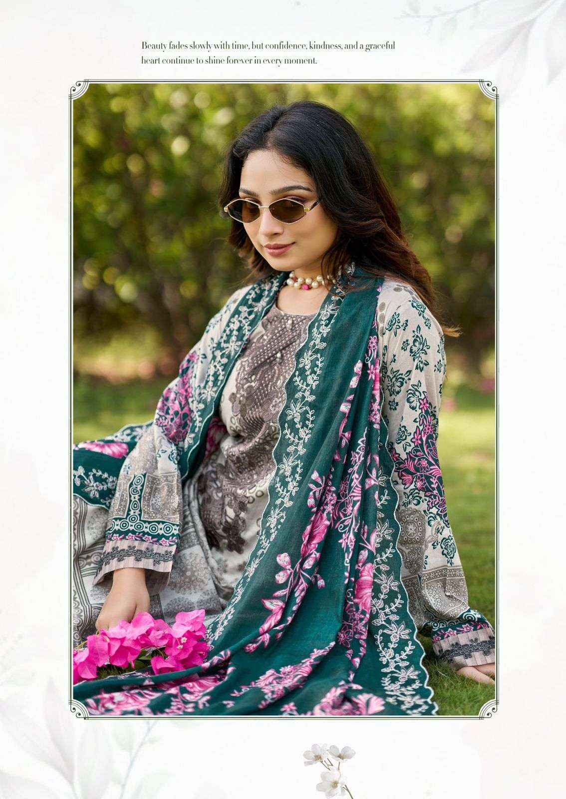 Cosmos Needle Impressions Vol 2 Lawn Cotton Dress Material Wholesale Price ( 8 Pcs Catalogue )