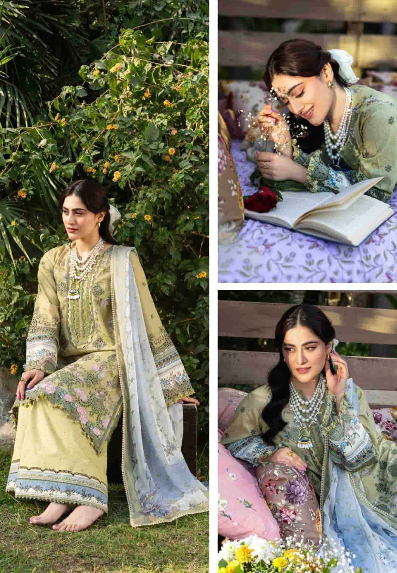 Deepsy Elaf Premium Chikankari Pakistani Cotton Dress Material Wholesale Price ( 8 Pcs Catalogue )