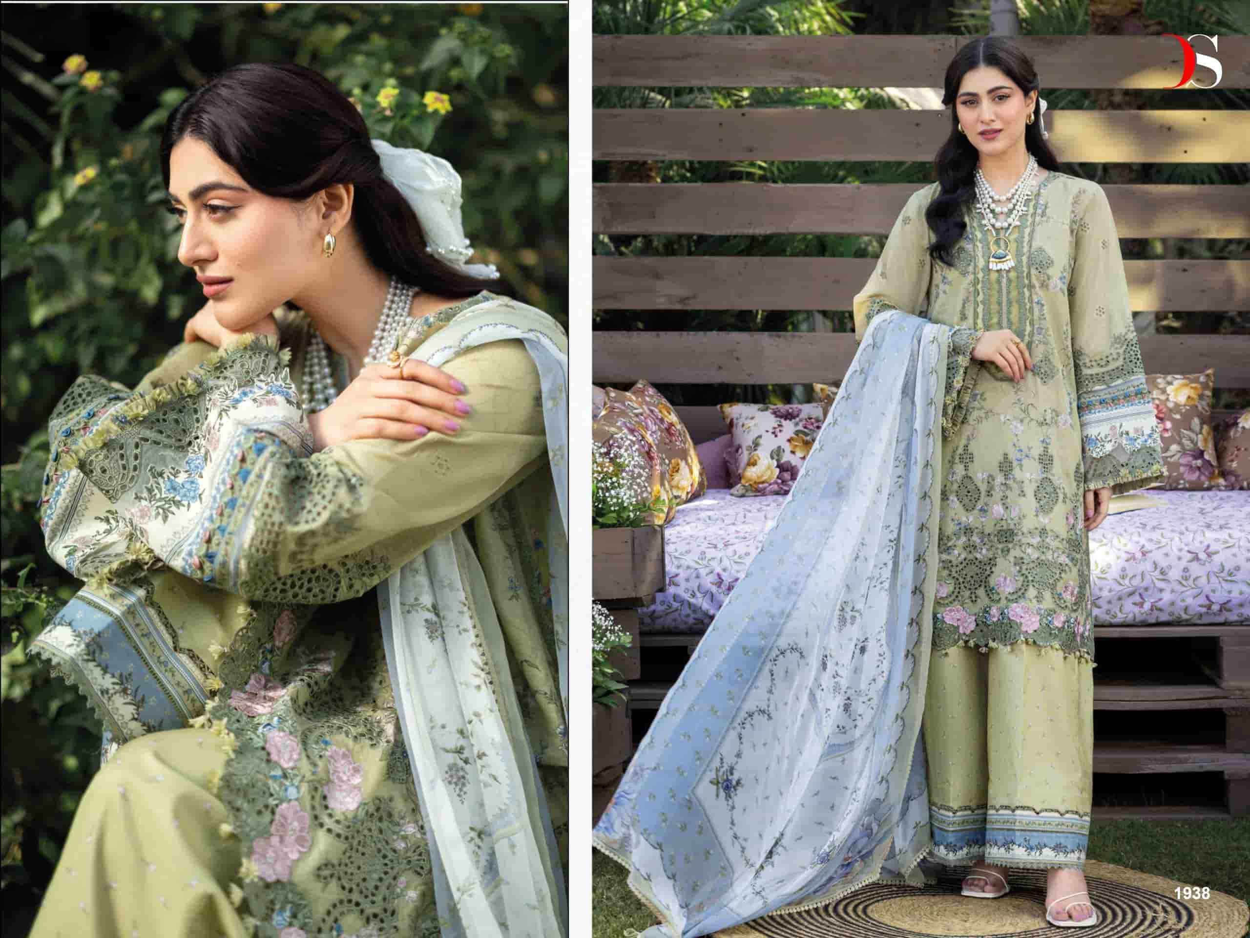 Deepsy Elaf Premium Chikankari Pakistani Cotton Dress Material Wholesale Price ( 8 Pcs Catalogue )