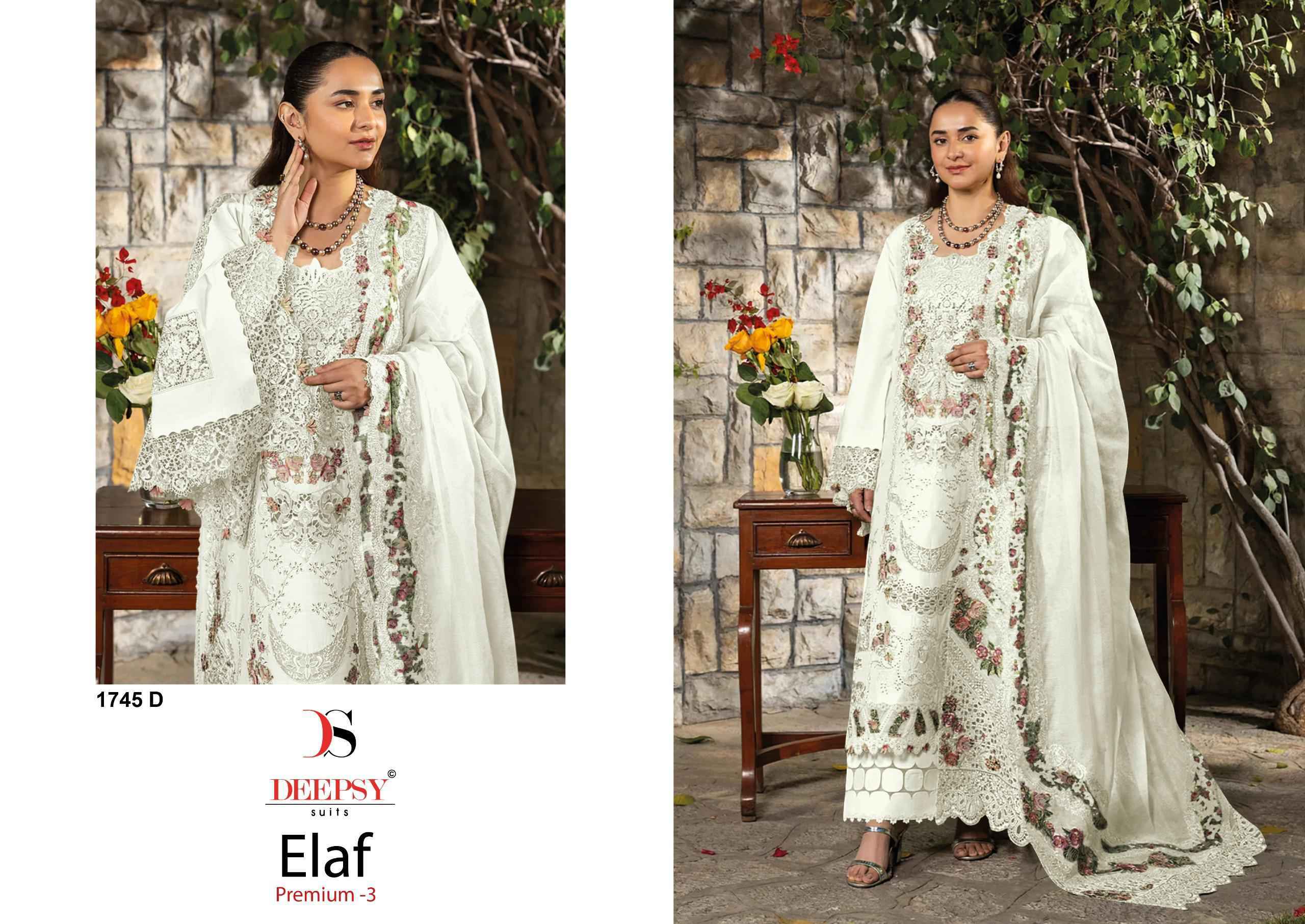 Deepsy Elaf Premium Vol 3 Cotton Dress Material Wholesale Price ( 4 pcs Catalogue )