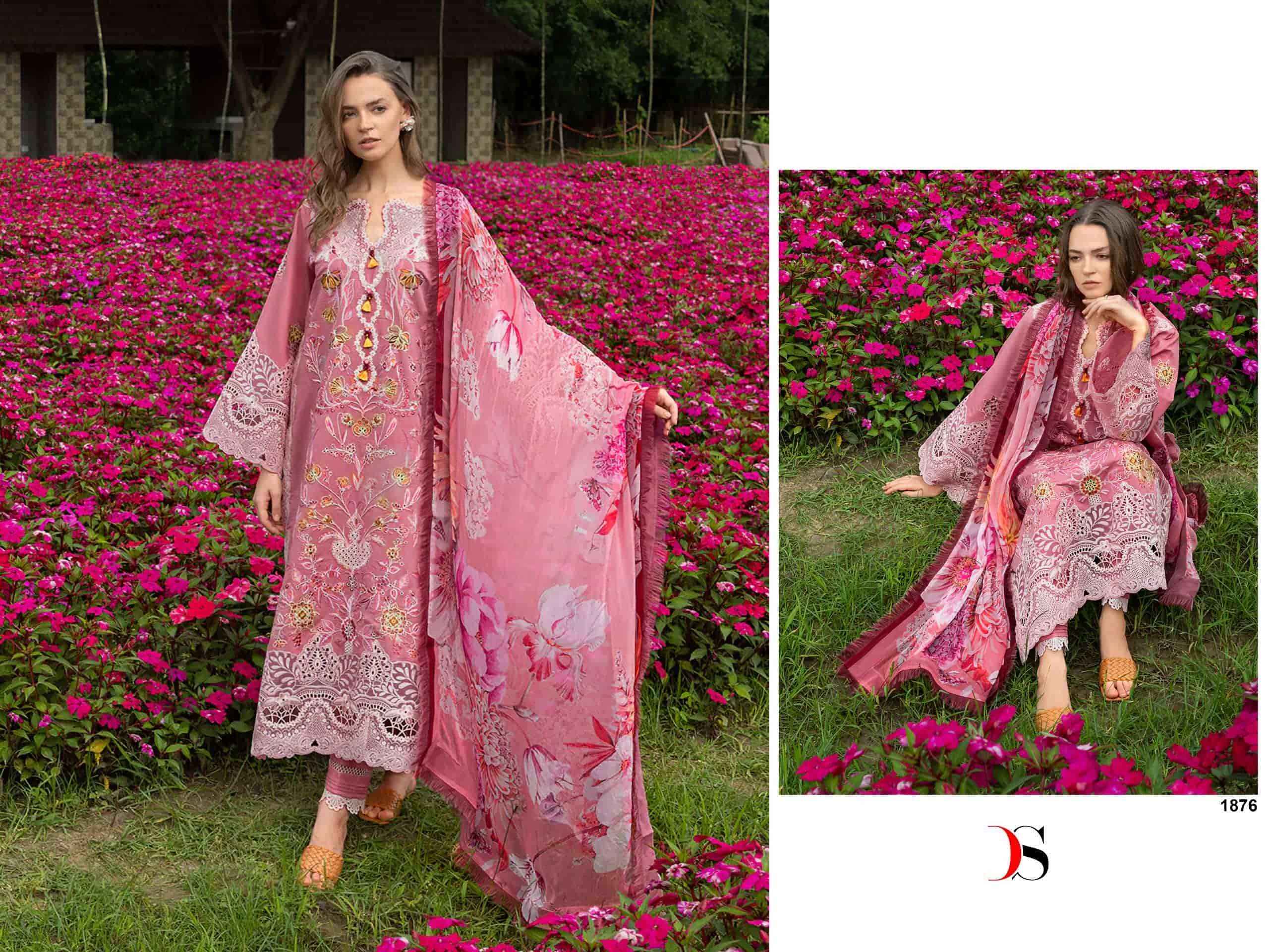 Deepsy Mushq Lawn Vol 2 Pakistani Pure Cotton Dress Material ( 6 Pcs Catalogue )
