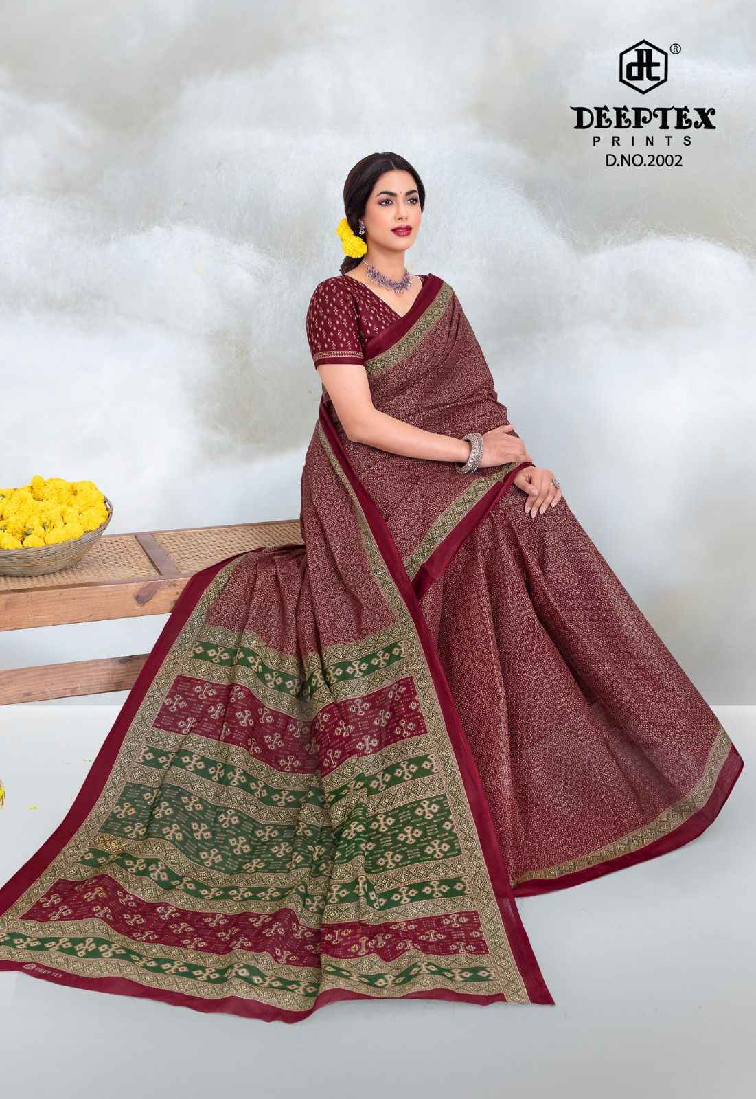 Deeptex Prime Time Vol 20 Cotton Saree Wholesale Price 10 pcs Catalogue
