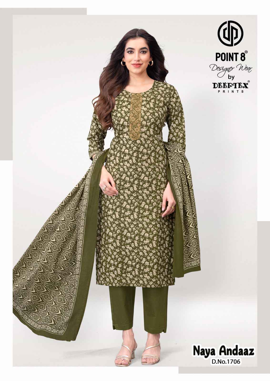 Deeptex Prints Naya Andaaz Vol 17 Wholesale Readymade Cotton Suits (10 pcs Catalogue )