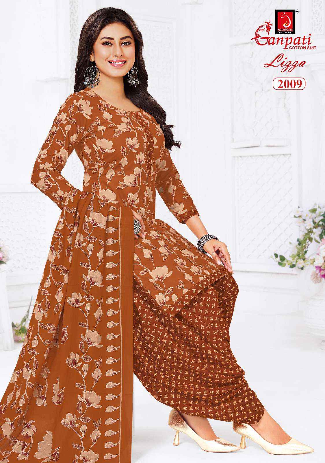 GANPATI LIZZA PATIYALA VOL 2 READY MADE SUIT WHOLESALE PRICE 12 PCS CATALOGUE