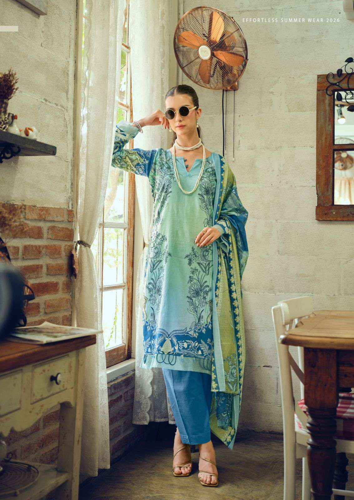 Ishaal Prints Gulmohar Combo Pure Lawn Cotton Salwar Kameez Wholesale Rate ( 10 Pcs Catalog )