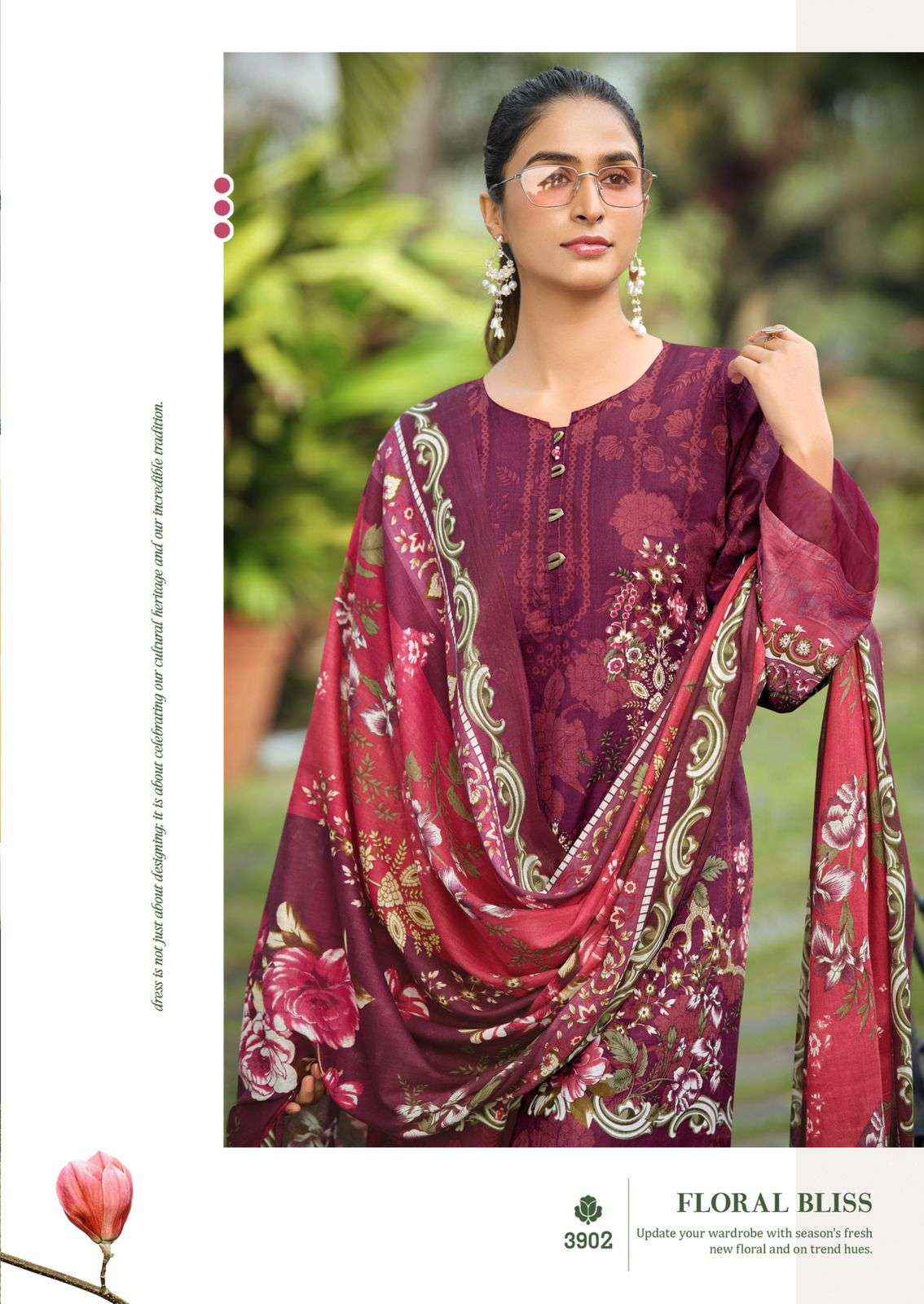 Ishaal Prints Gulmohar Combo Pure Lawn Cotton Salwar Kameez Wholesale Rate ( 10 Pcs Catalog )
