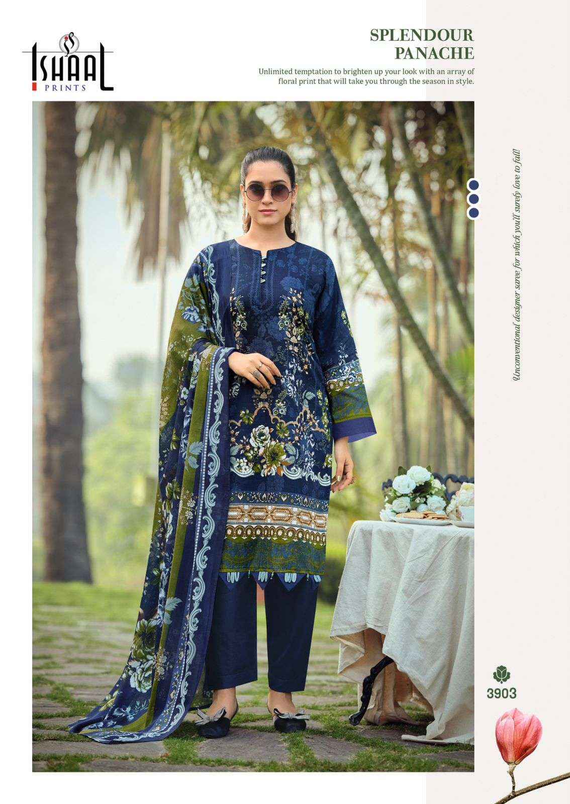 Ishaal Prints Gulmohar Combo Pure Lawn Cotton Salwar Kameez Wholesale Rate ( 10 Pcs Catalog )