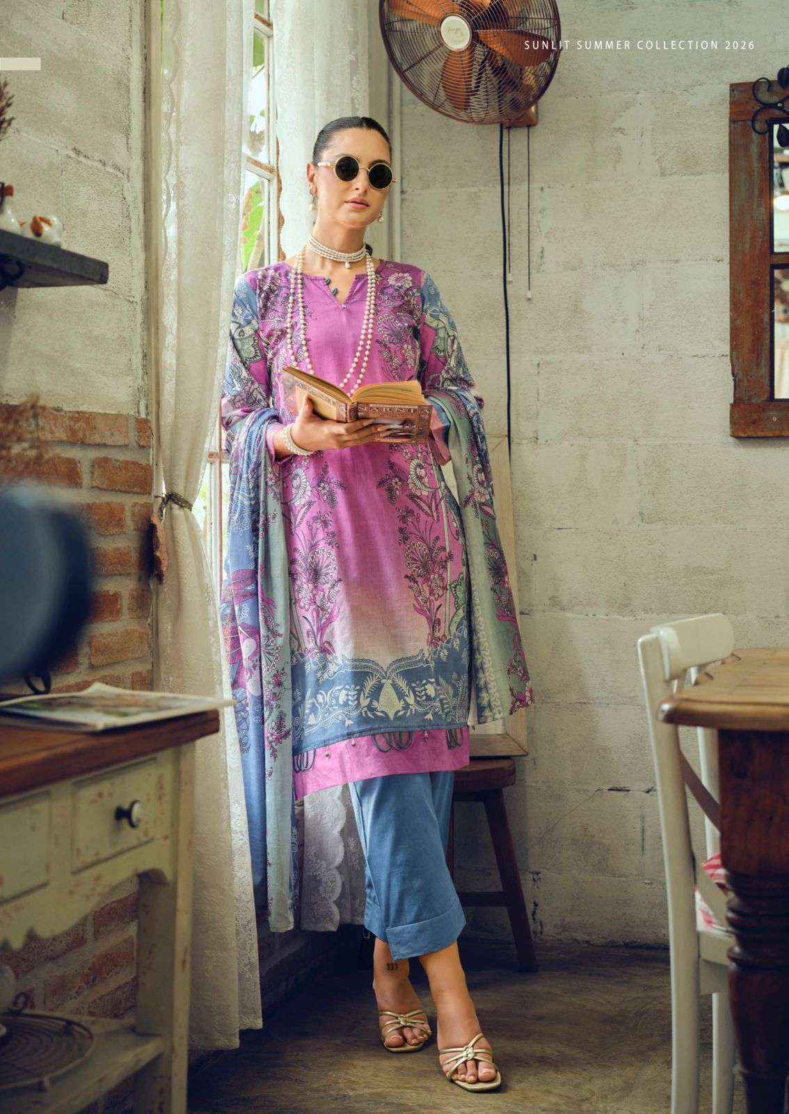 Ishaal Prints Gulmohar Combo Pure Lawn Cotton Salwar Kameez Wholesale Rate ( 10 Pcs Catalog )