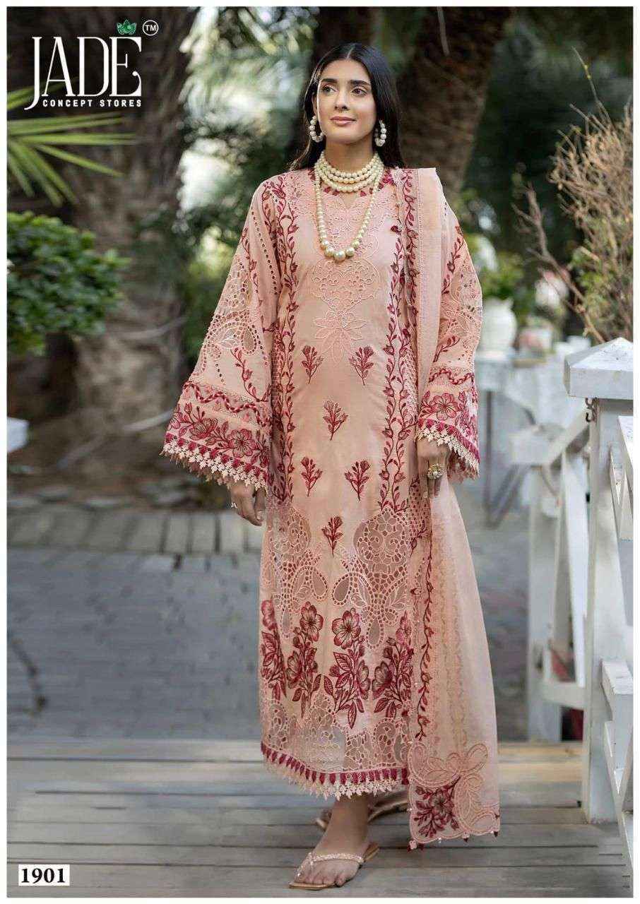 Jade Bin Saeed Heavy Luxury Vol 19 Wholesale - Surat Textile Market