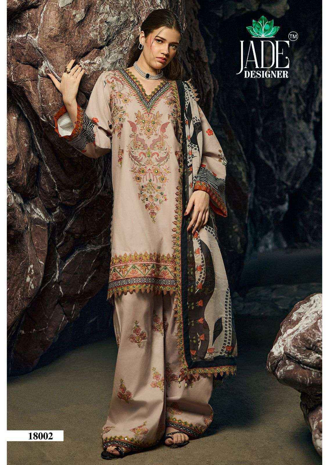 Jade Crimsons Vol 18 Cambric Cotton Dress Material Wholesale Price ( 6 pc Catalogue )