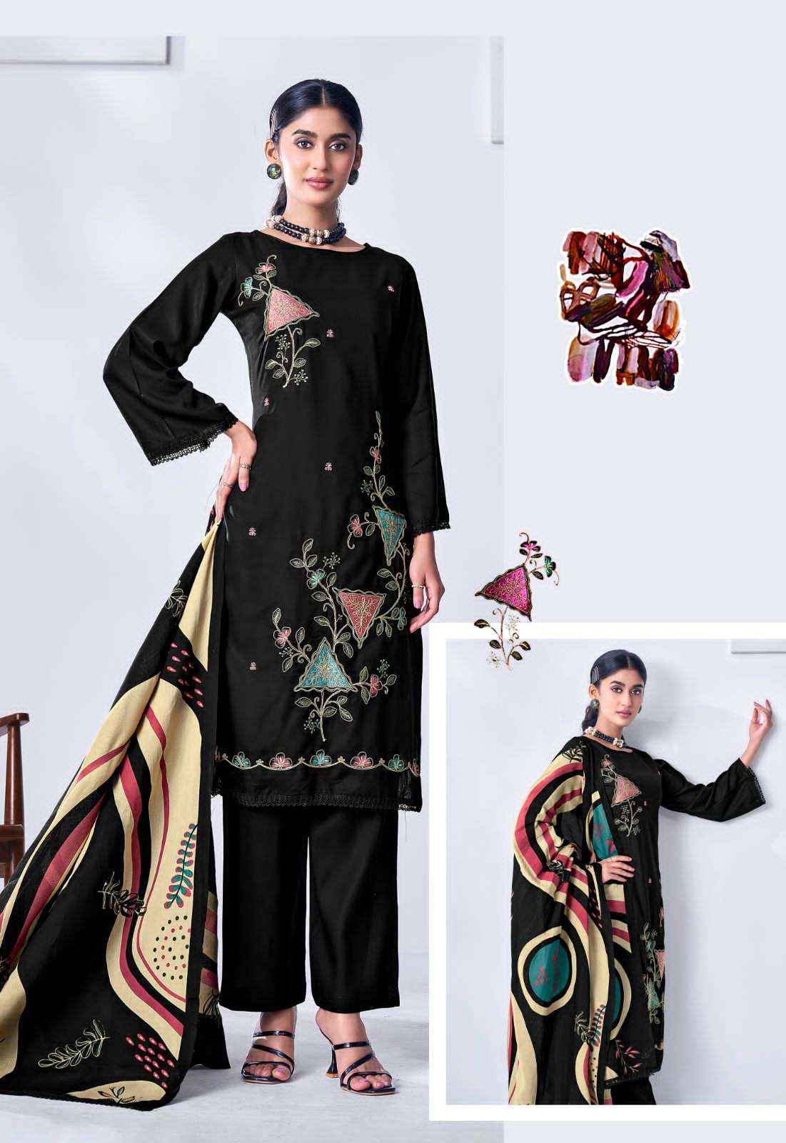 Jt Black Mango Vol 17 Premium Wear Rayon Dress Material Wholesale Price ( 5 Pcs Catalogue )