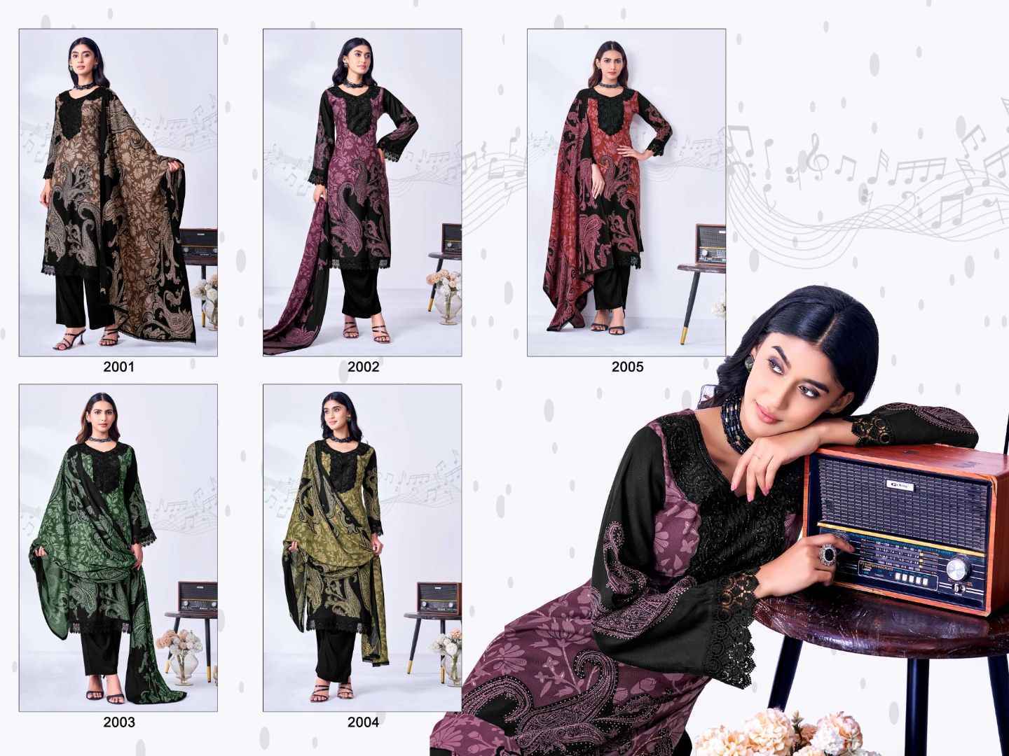 Jt Black Taniya Vol 2 Rayon Salwar Kameez Wholesale Rate ( 5 Pcs Catalog )