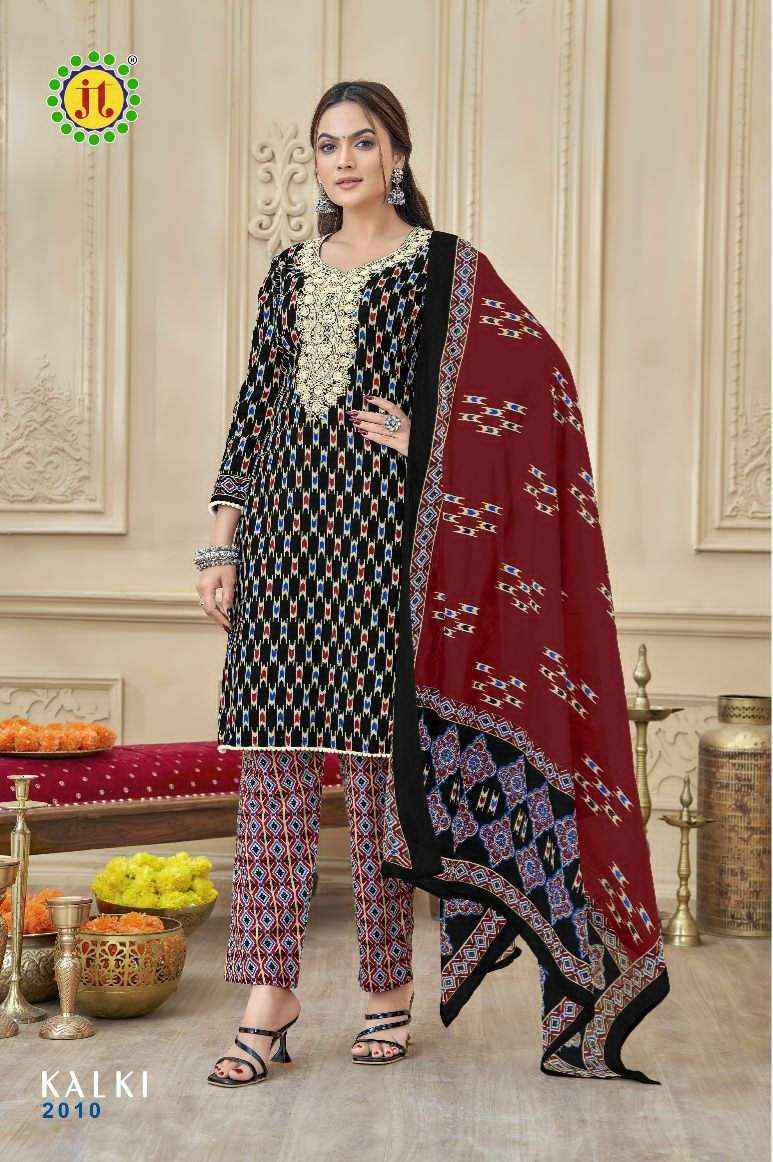 Jt Kalki Vol 2 Cotton Ladies Salwar Suit Wholesale Price ( 10 Pcs Catalogue )
