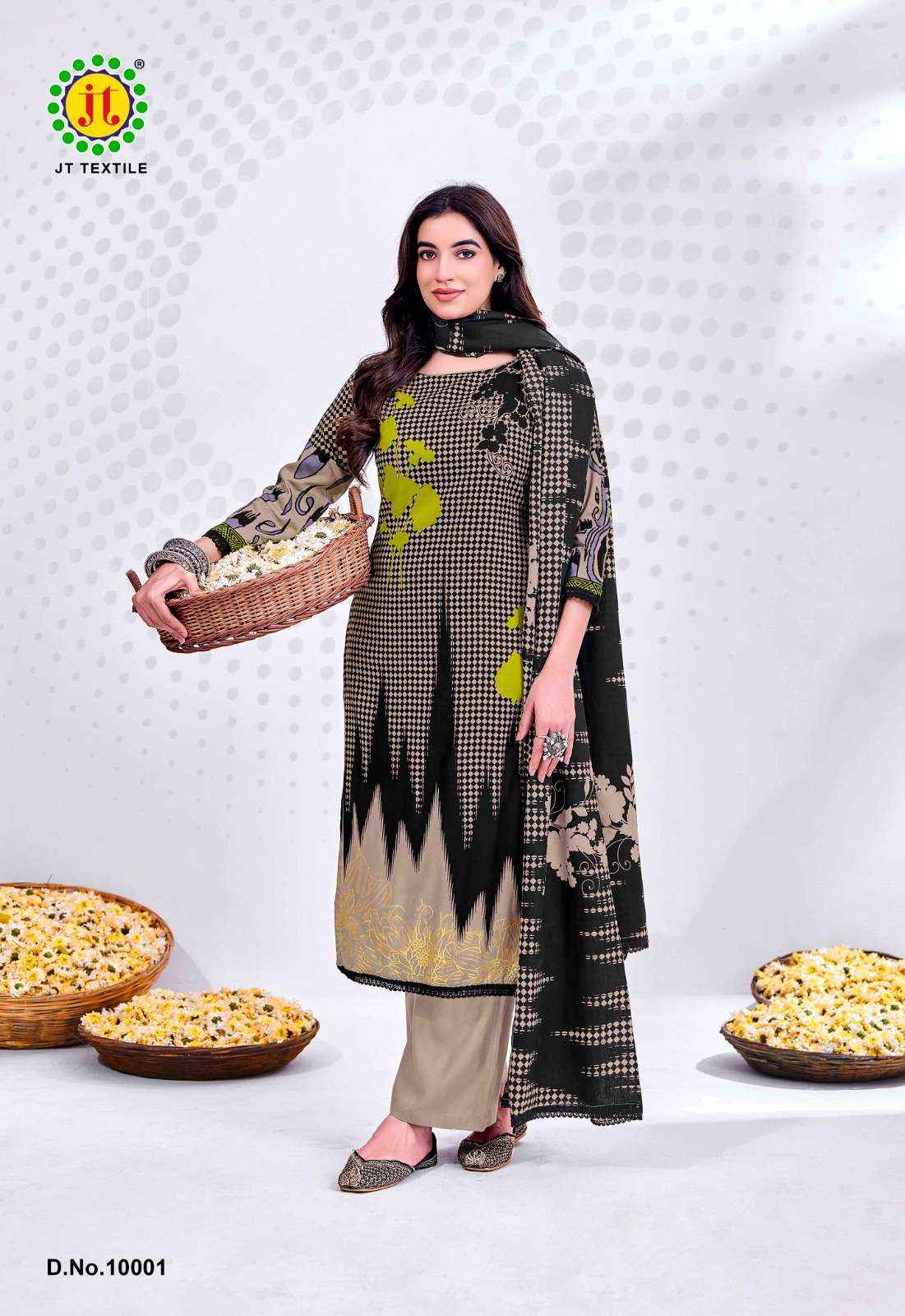 JT Nigaar Vol 10 Rayon Dress Material Wholesale surat 5 Pcs catalogue