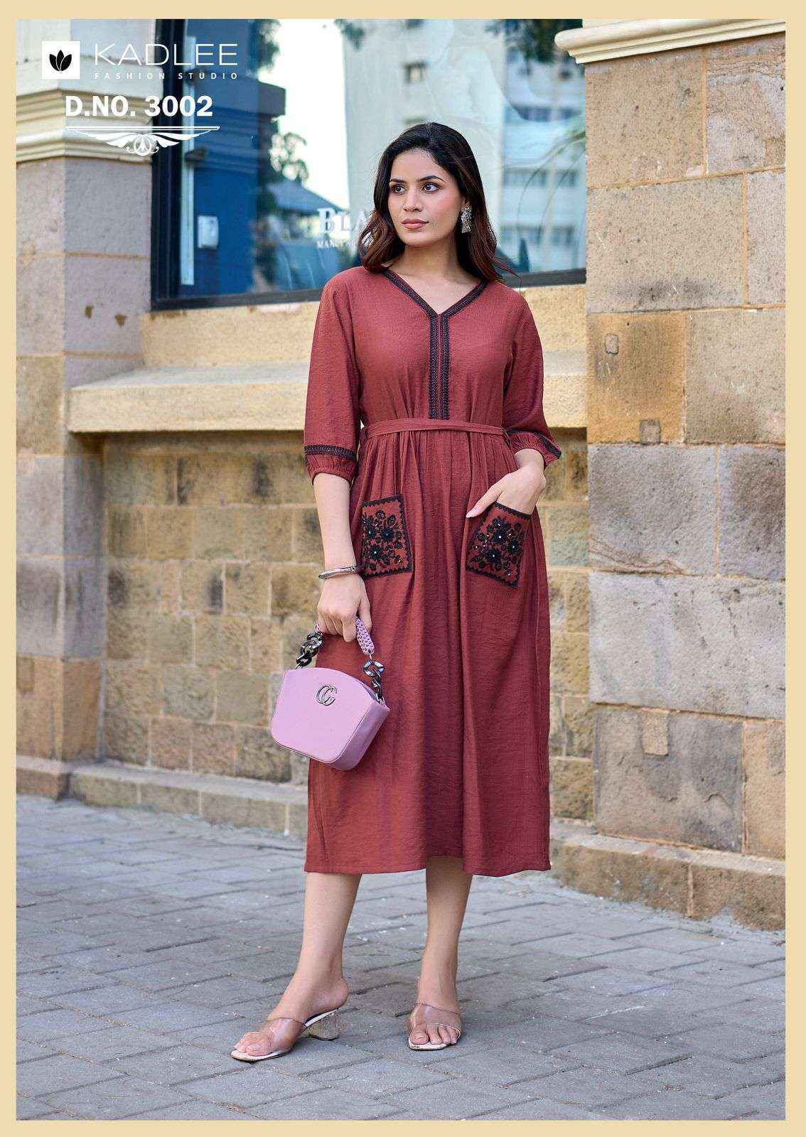 Kadlee Aleena Viscose Gown Wholesale Rate ( 5 Pcs Catalog )