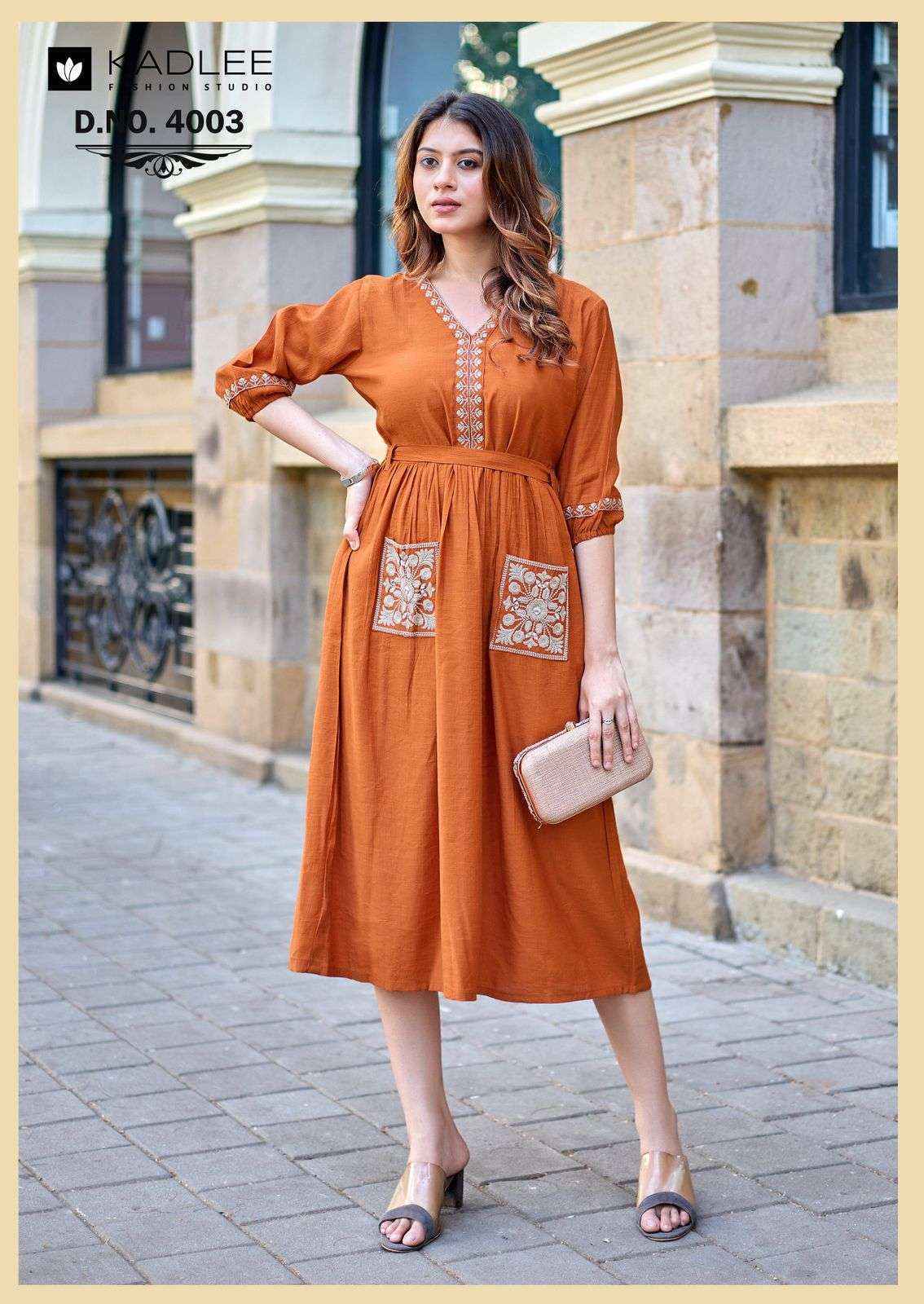 Kadlee Aleena Viscose Gown Wholesale Rate ( 5 Pcs Catalog )