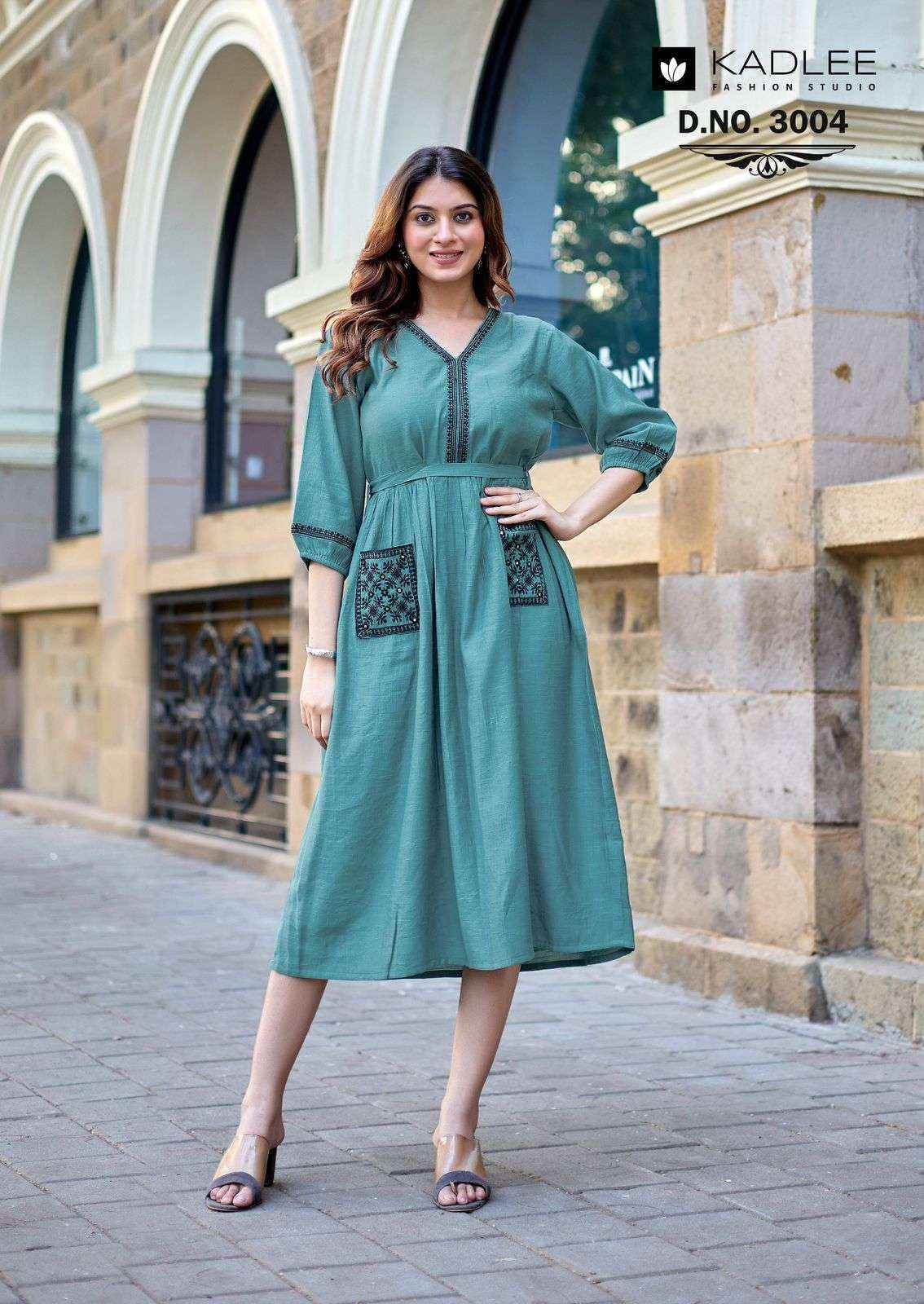 Kadlee Aleena Viscose Gown Wholesale Rate ( 5 Pcs Catalog )