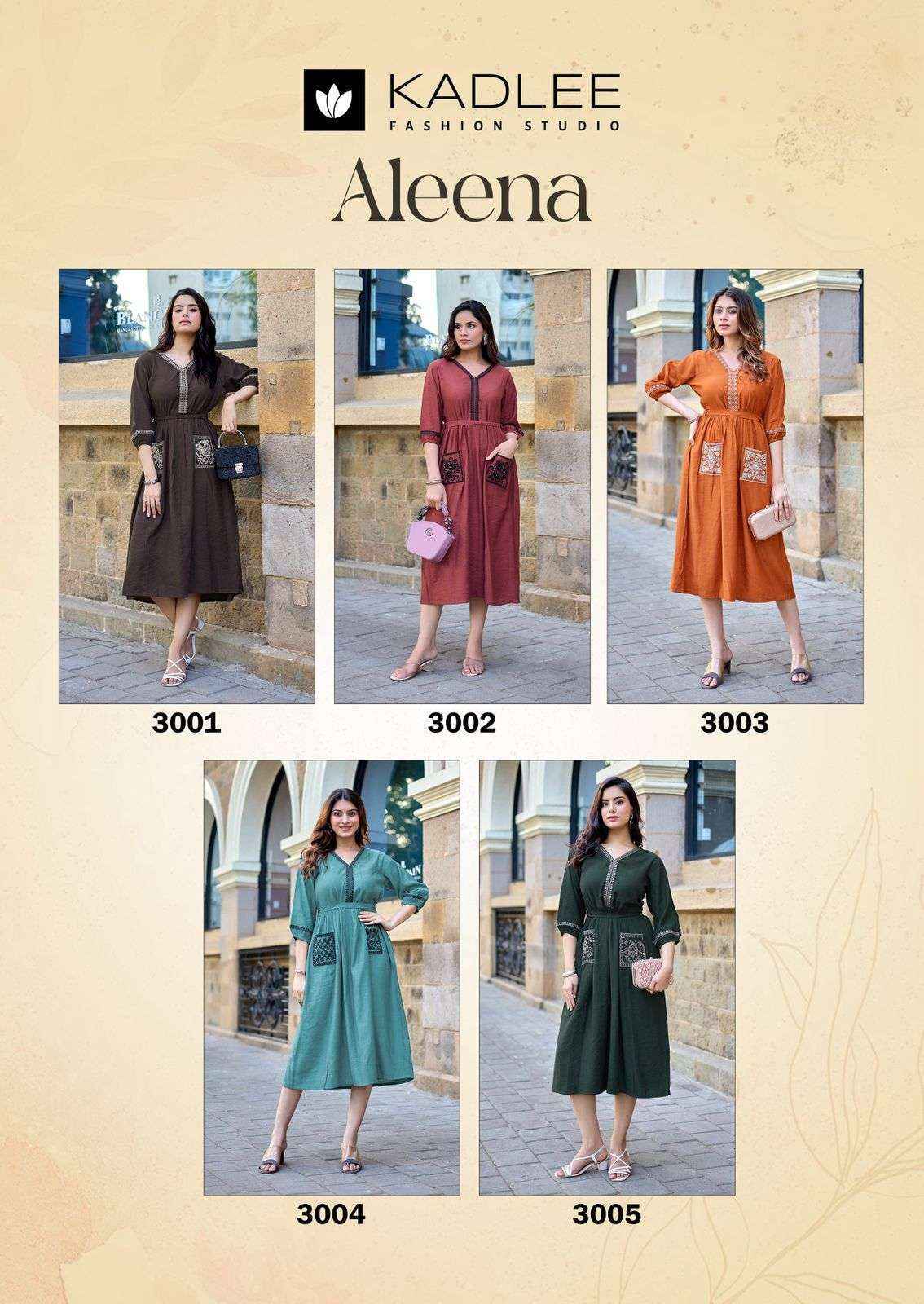 Kadlee Aleena Viscose Gown Wholesale Rate ( 5 Pcs Catalog )