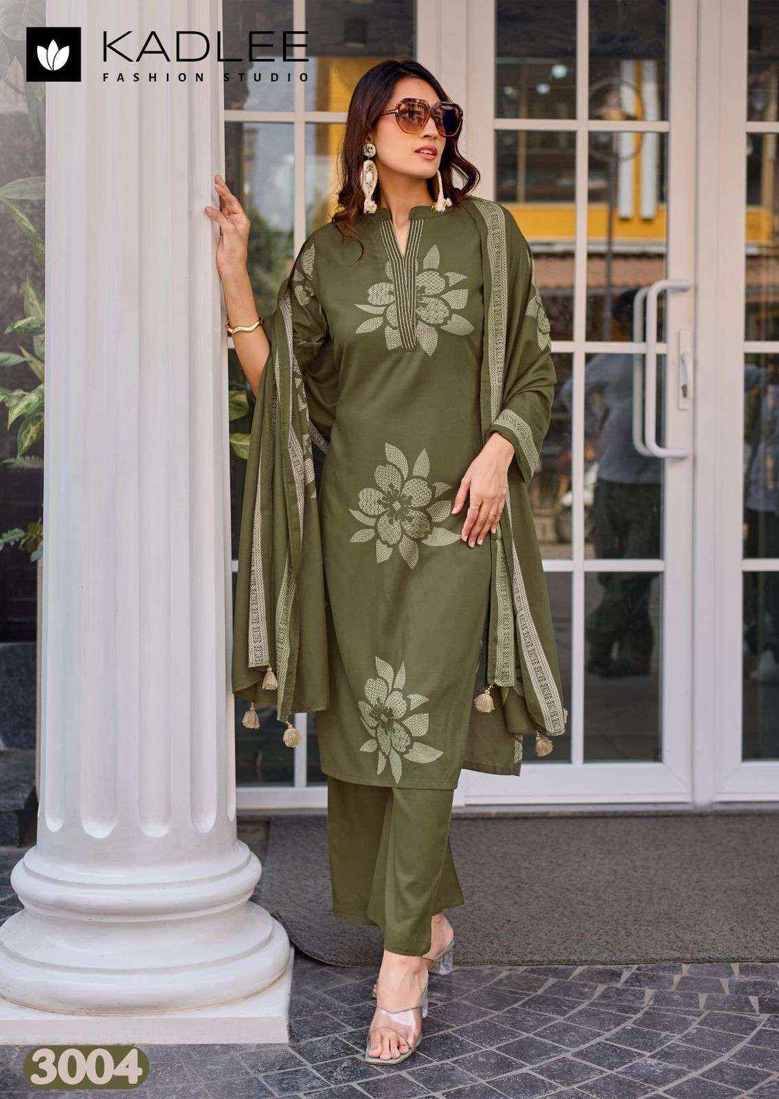 Kadlee Kasturam Rayon Kurti Combo Set Wholesale Rate ( 6 Pcs Catalog )