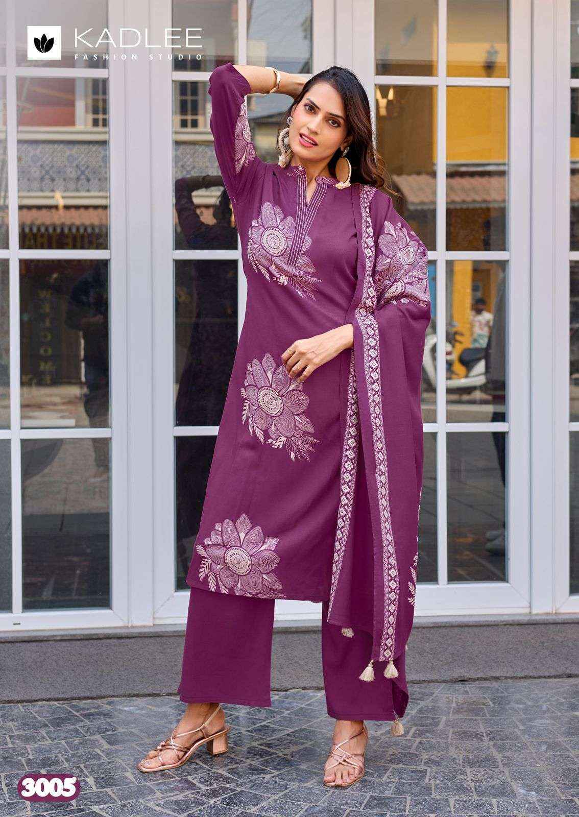 Kadlee Kasturam Rayon Kurti Combo Set Wholesale Rate ( 6 Pcs Catalog )