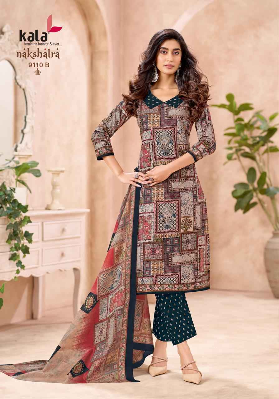Kala Fashion Nakshatra Vol 5 Cotton Wholesale Dress Material ( 12 pcs Catalogue )