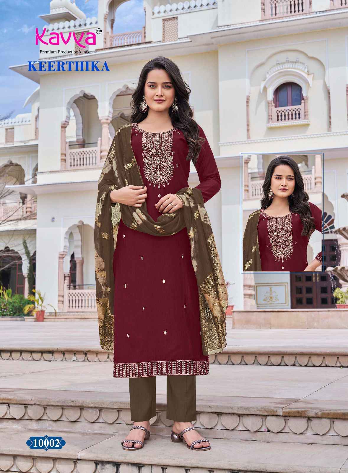 Kavya Keerthika Vol 10 Viscose Readymade suits Wholesale Price ( 10 Pcs Catalogue )