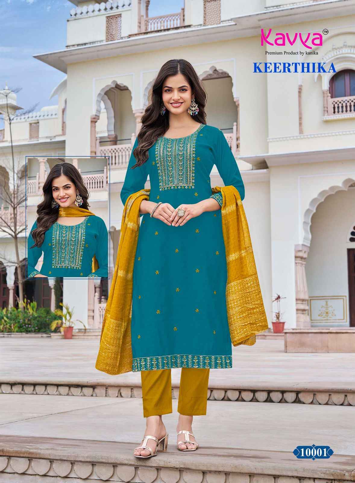 Kavya Keerthika Vol 10 Viscose Readymade suits Wholesale Price ( 10 Pcs Catalogue )