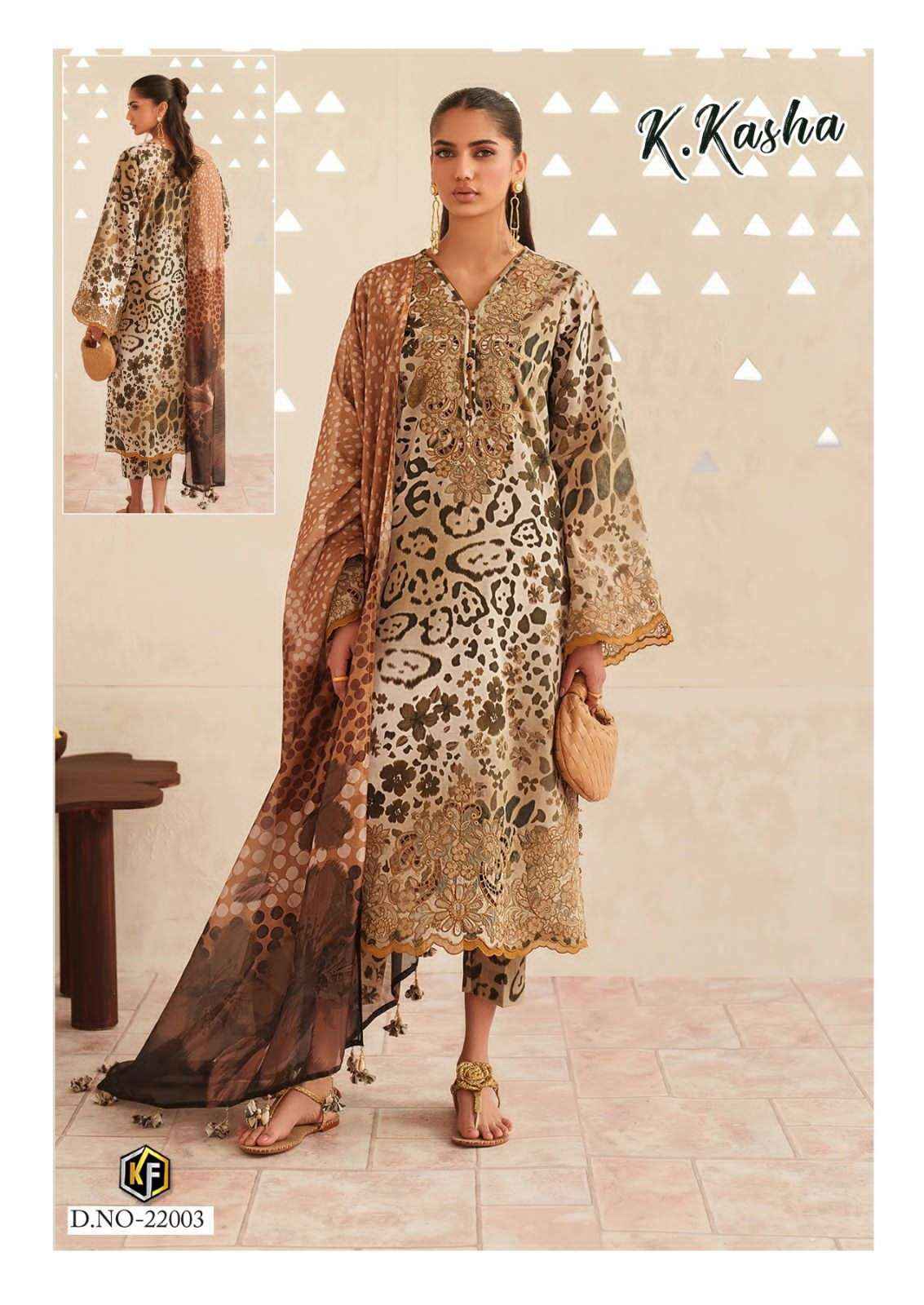 Keval Fab K Kasha Vol 22 Exclusive Cotton Salwar Kameez Wholesale Rate ( 6 Pcs Catalog )