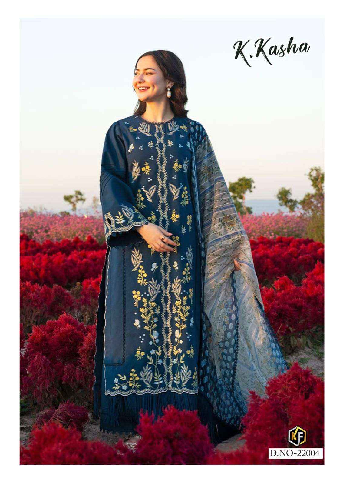 Keval Fab K Kasha Vol 22 Exclusive Cotton Salwar Kameez Wholesale Rate ( 6 Pcs Catalog )