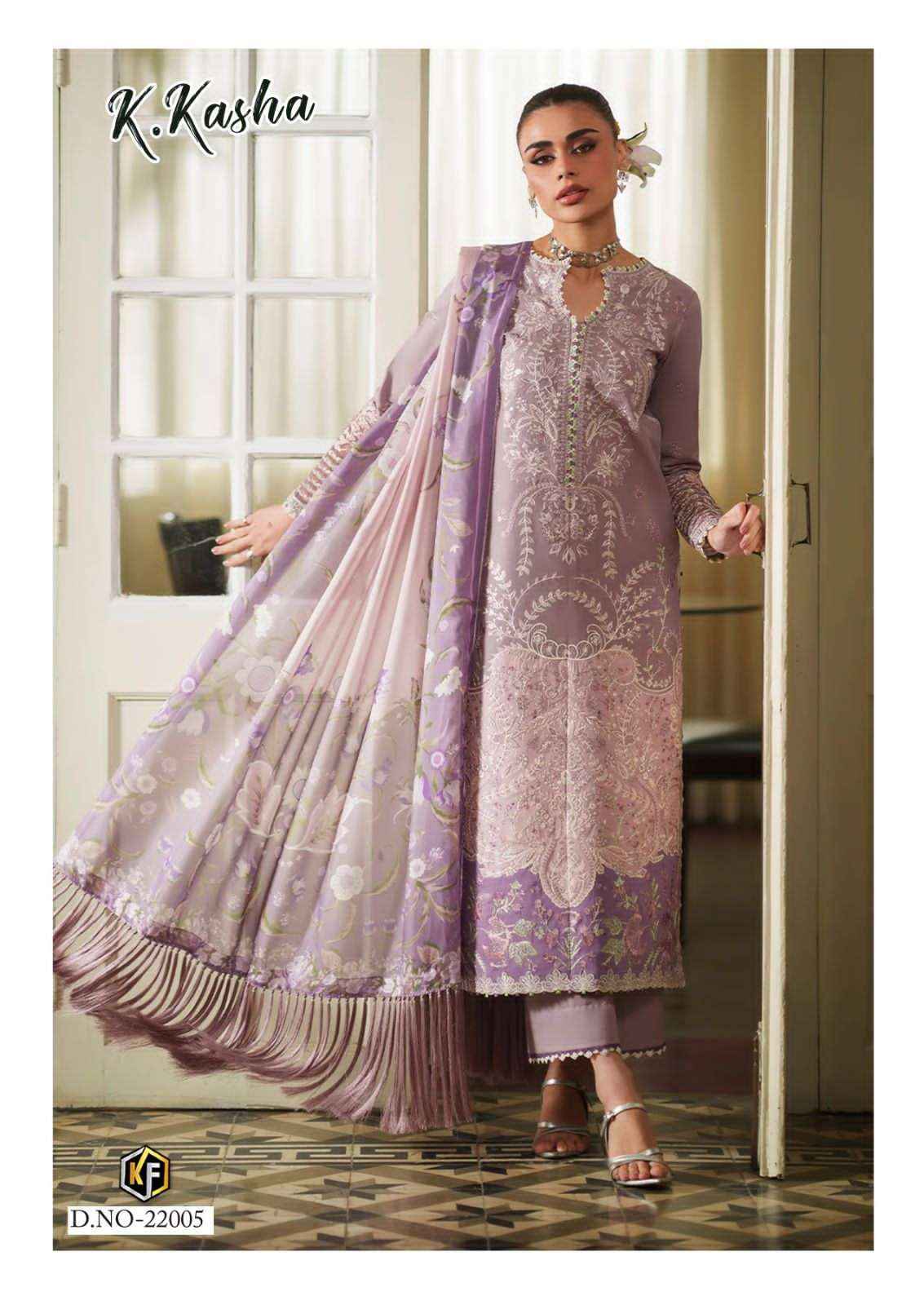 Keval Fab K Kasha Vol 22 Exclusive Cotton Salwar Kameez Wholesale Rate ( 6 Pcs Catalog )
