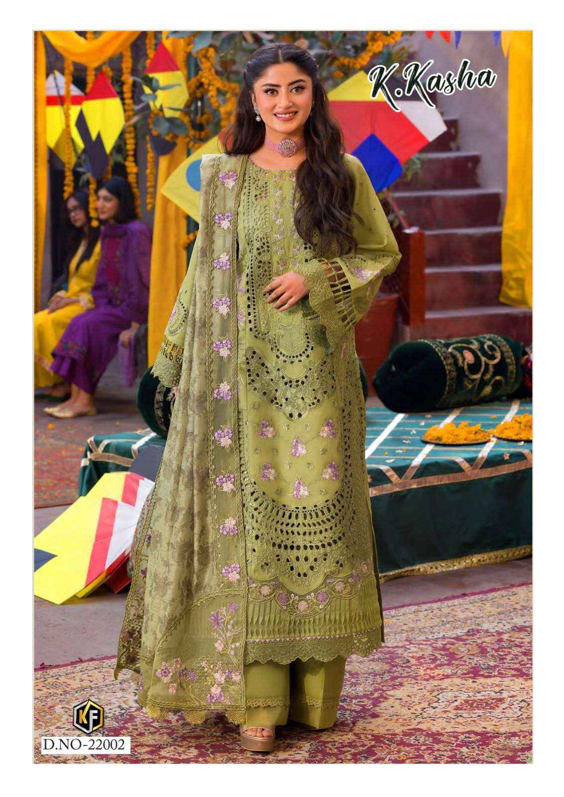 Keval Fab K Kasha Vol 22 Exclusive Cotton Salwar Kameez Wholesale Rate ( 6 Pcs Catalog )