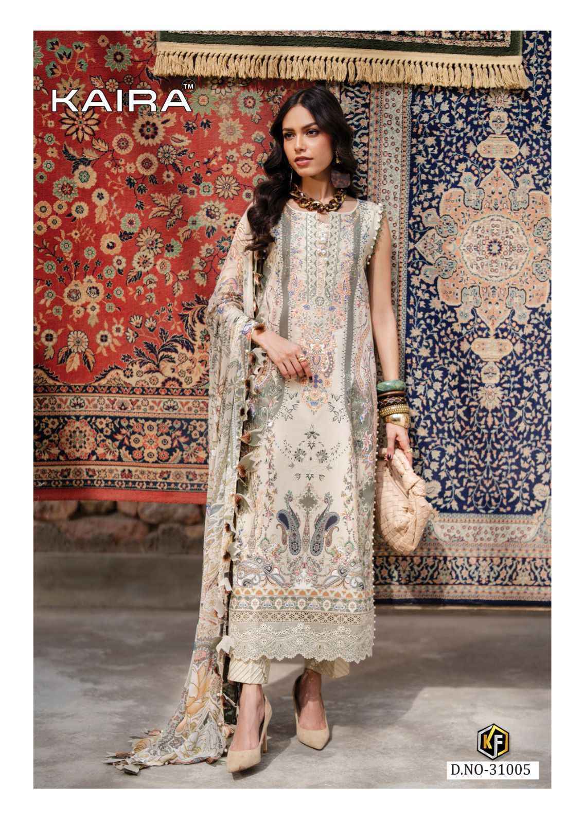 Keval Fab Kaira Vol 31 Lawn Cotton Salwar Kameez Wholesale Collection ( 6 Pcs Catalog )