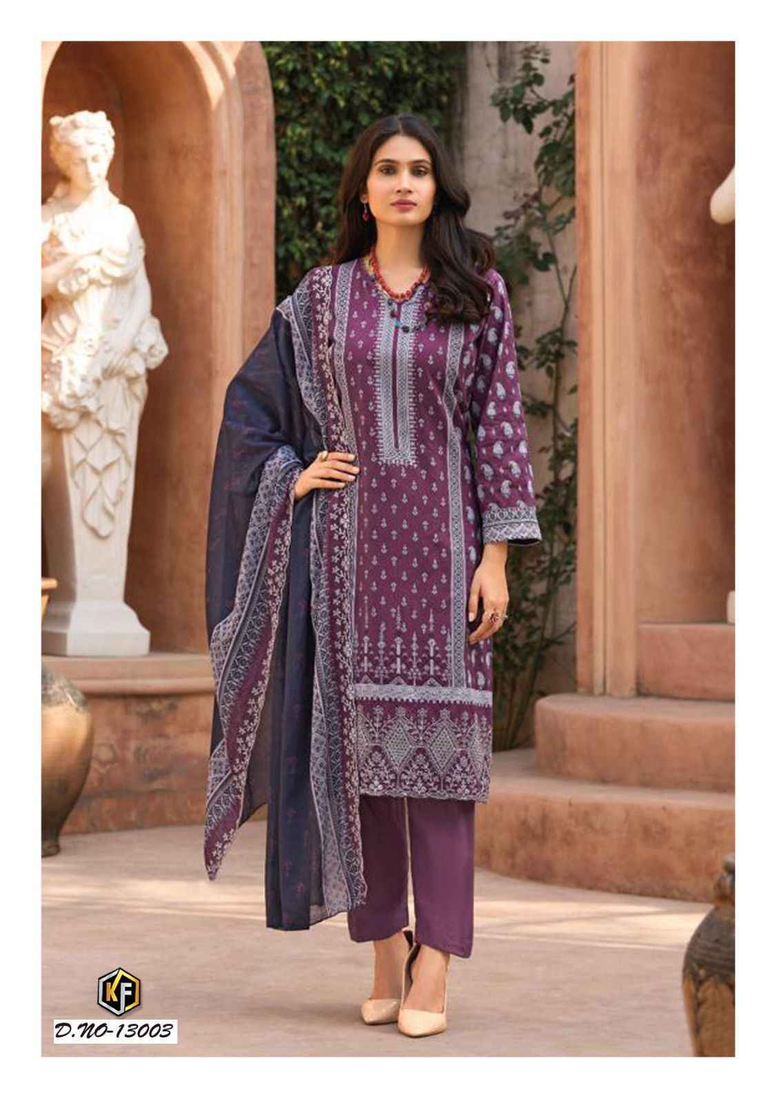 Keval Fab Kaneez Vol 13 Cotton Dress Material Wholesale Surat ( 6 pcs Catalogue )
