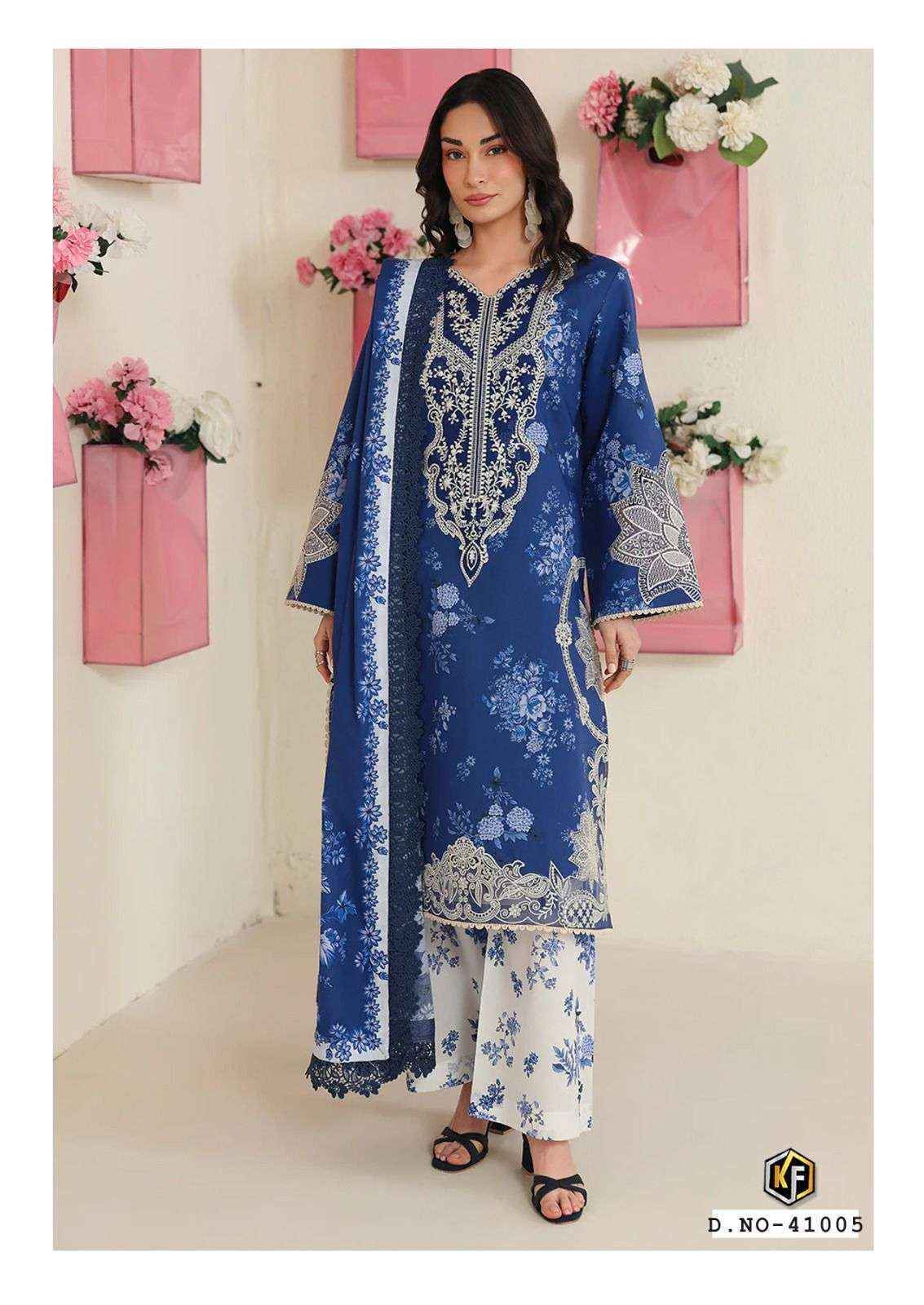 Keval Fab Maria B Vol 41 Cotton Dress Material Wholesale Price ( 6 pcs Catalogue )